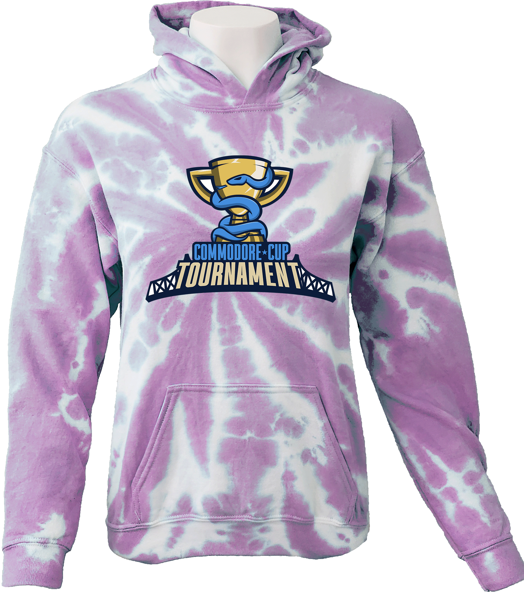 Tie-Dye Hoodies - 2024 Commodore Cup