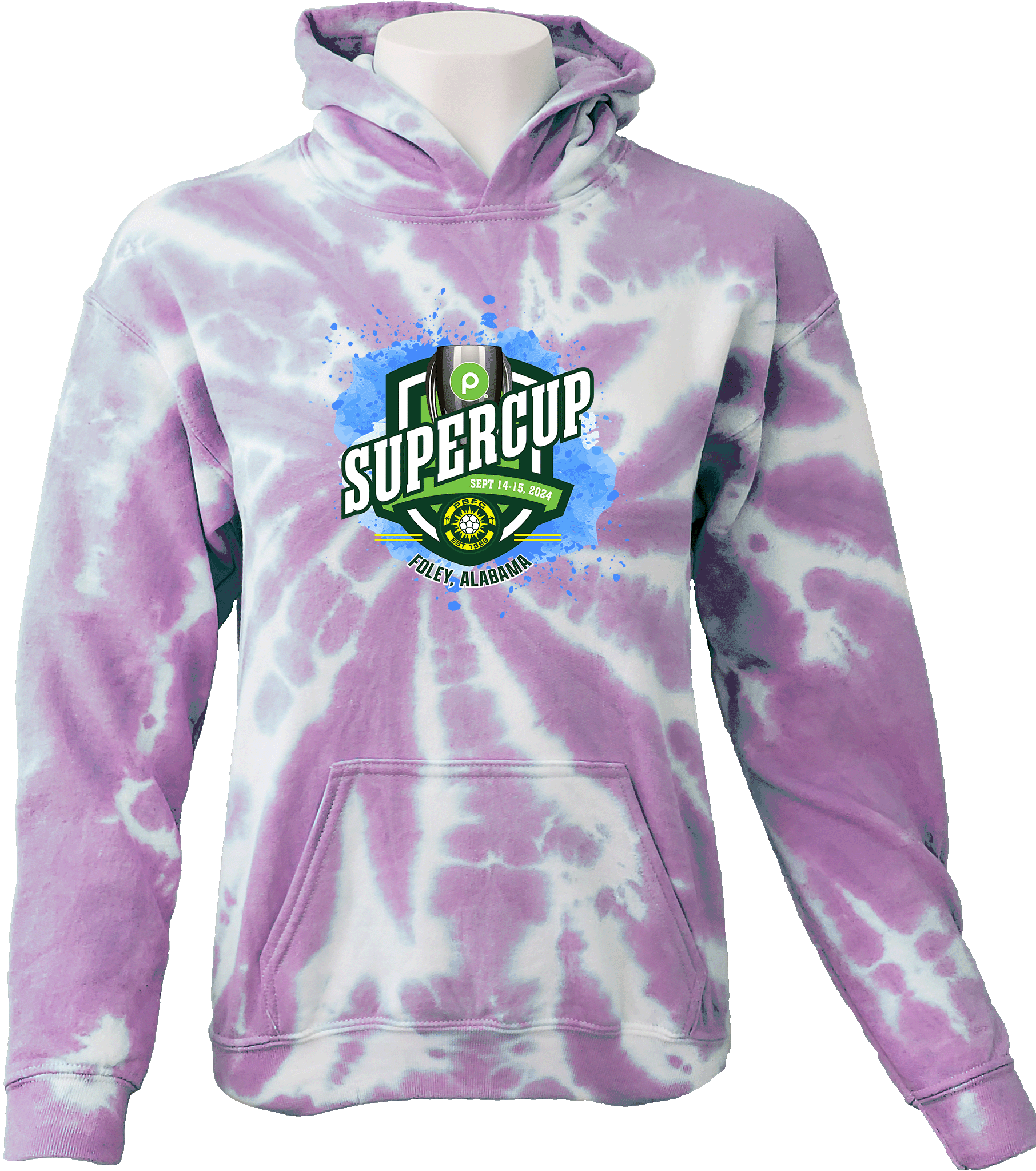 Tie-Dye Hoodies - 2024 Publix SuperCup (Boys)