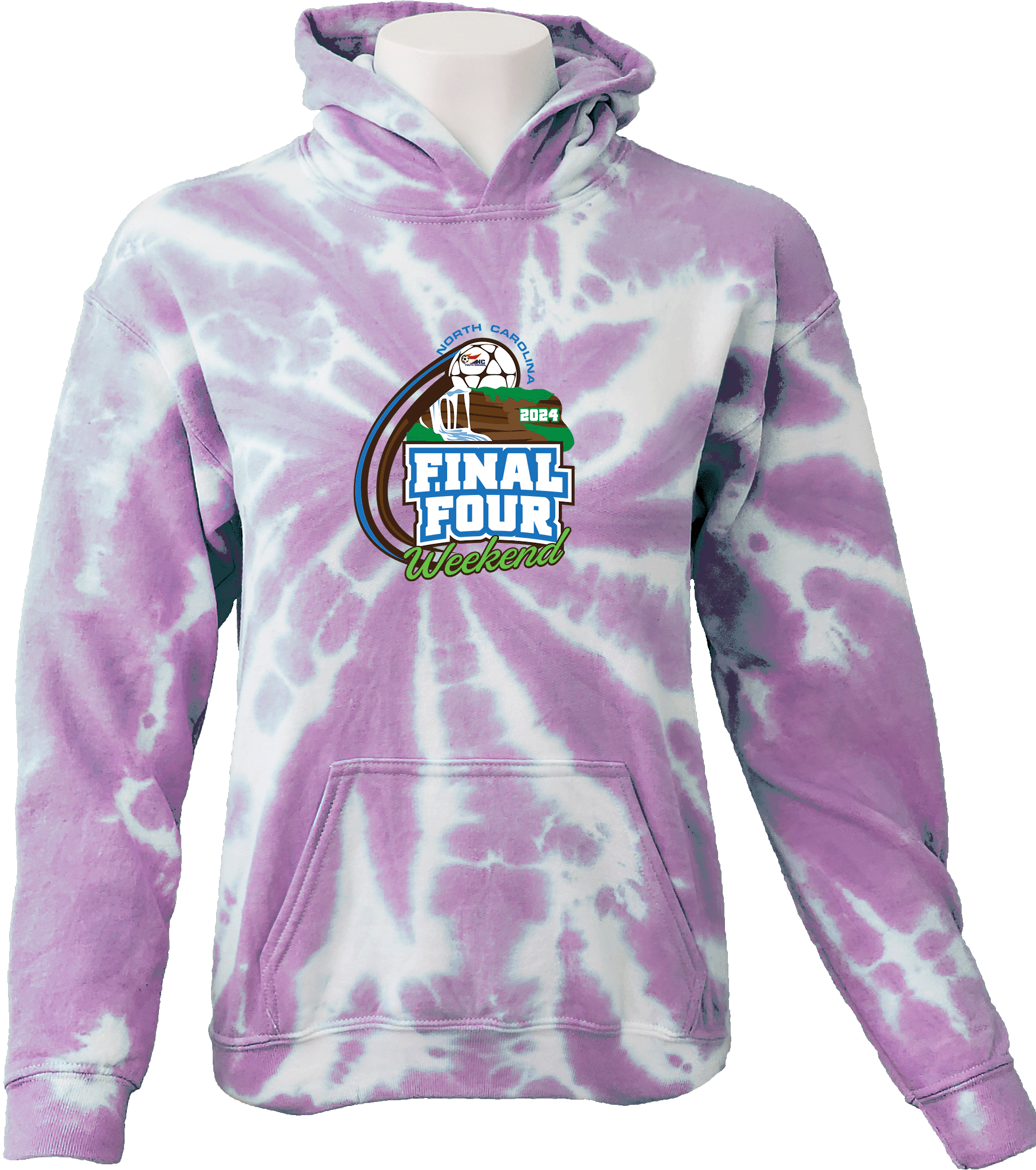 Tie-Dye Hoodies - 2024 USYS NC State Cup Fall Finals