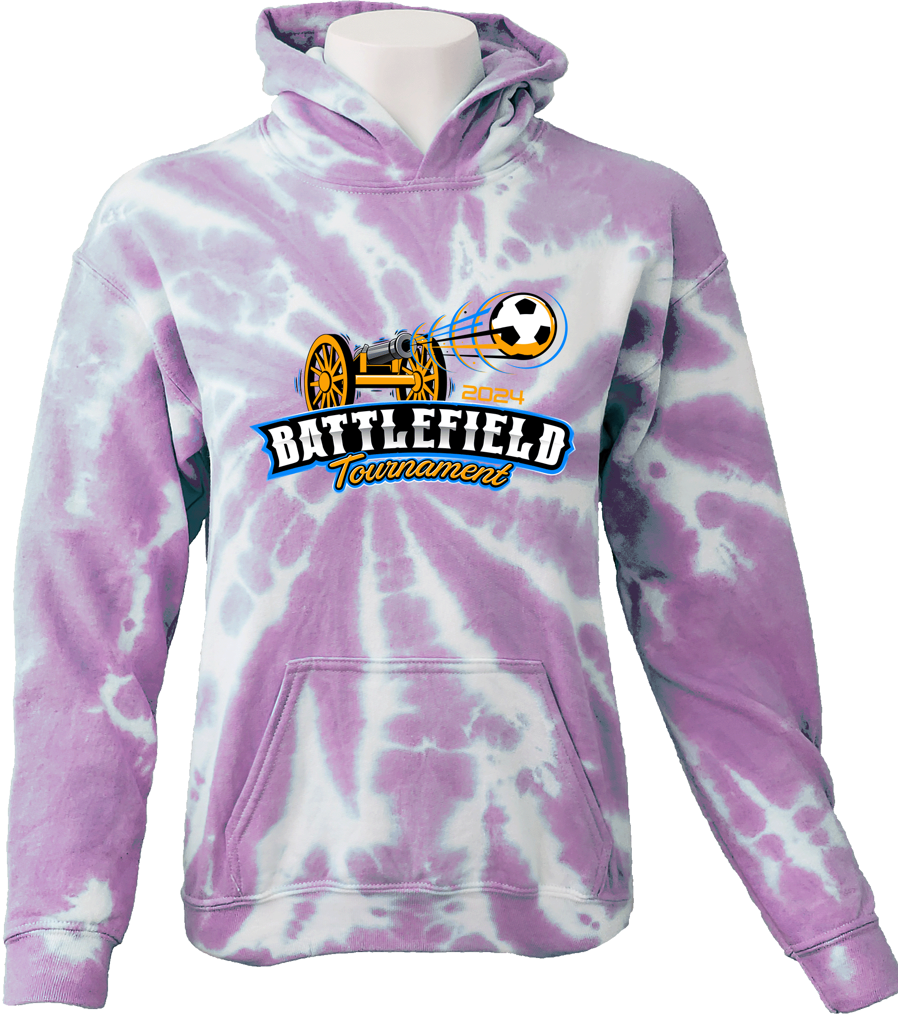 Tie-Dye Hoodies - 2024 Battlefield Tournament