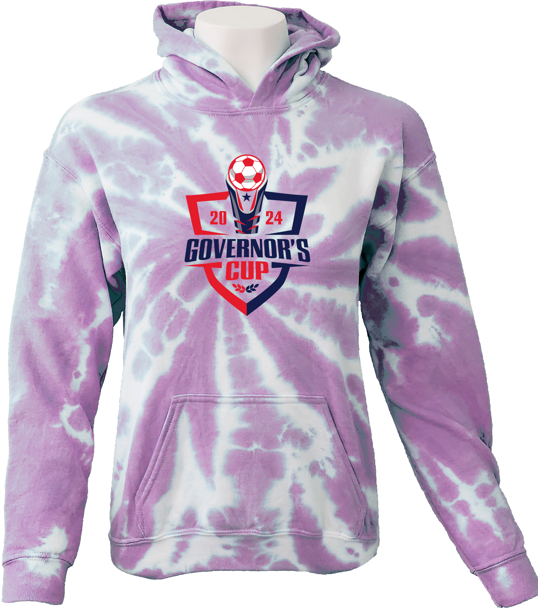 Tie-Dye Hoodies - 2024 Governor's Cup