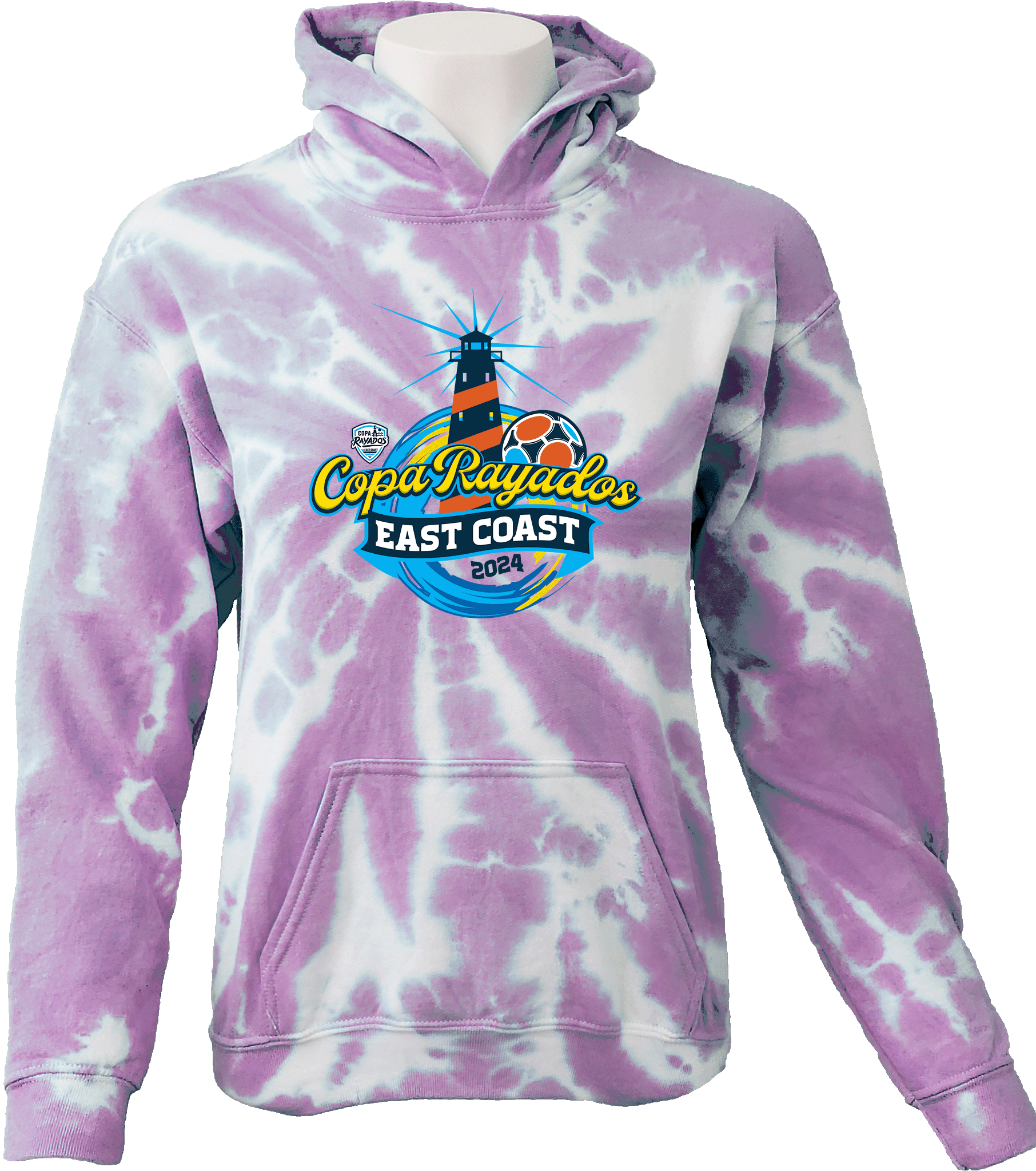 Tie-Dye Hoodies - 2024 Copa Rayados East Coast