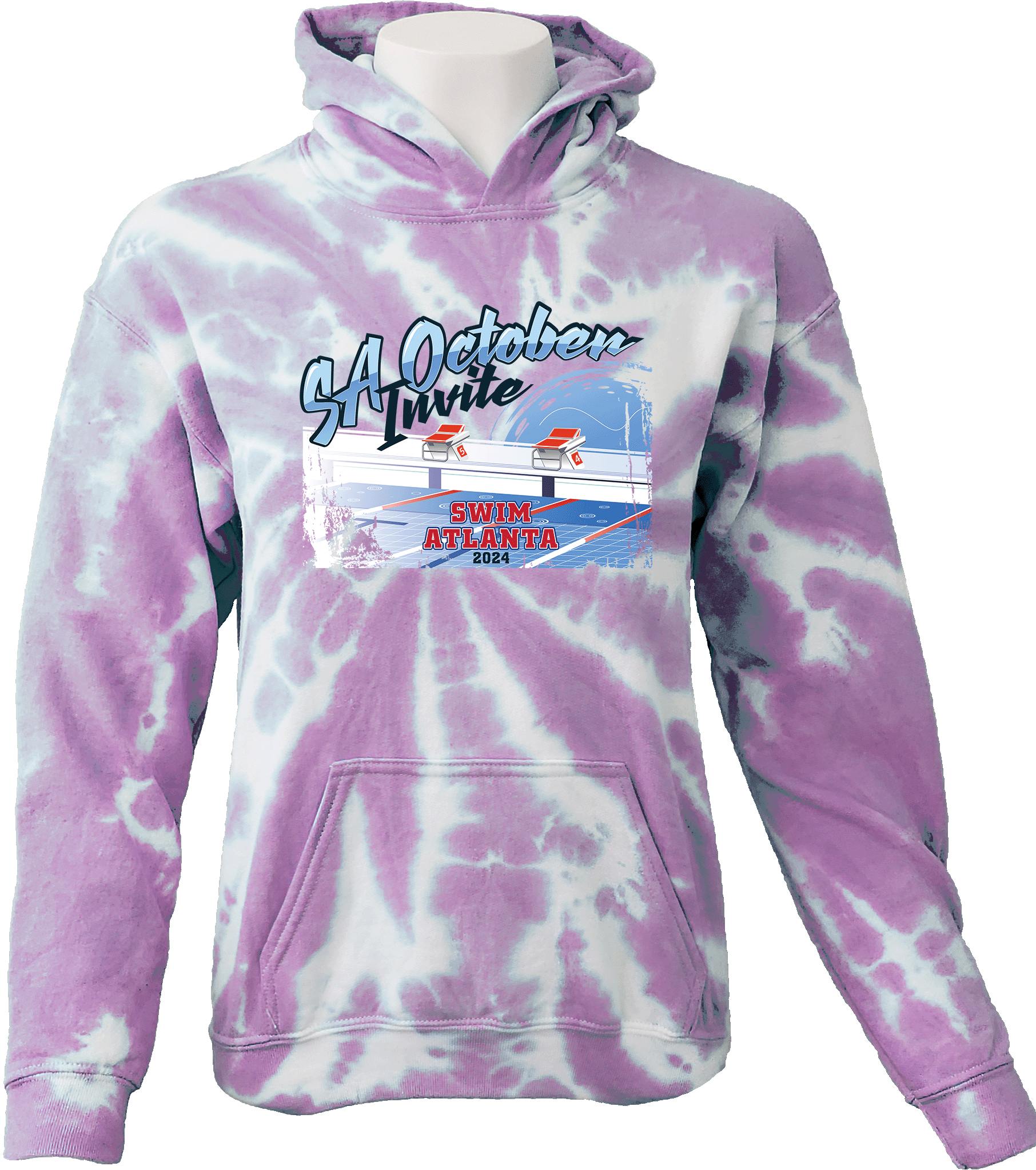 Tie-Dye Hoodies - 2024 Swim Atlanta October Invite