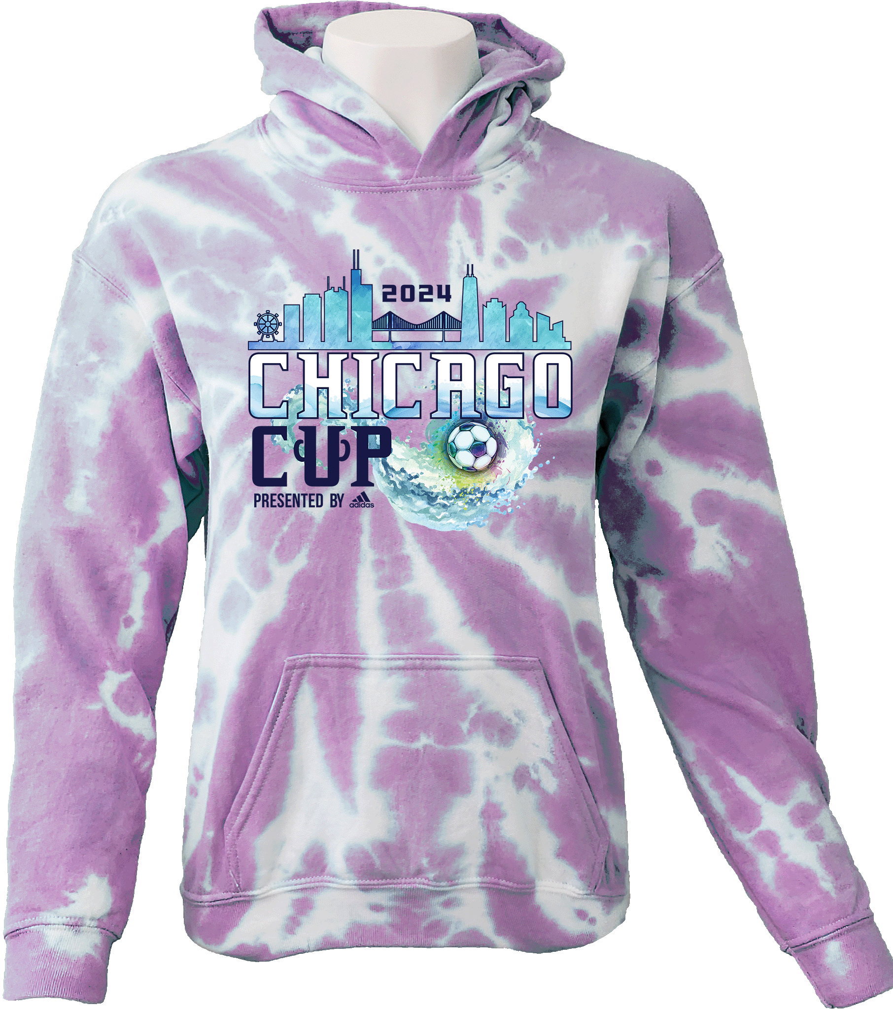 Tie-Dye Hoodies - 2024 Chicago Cup