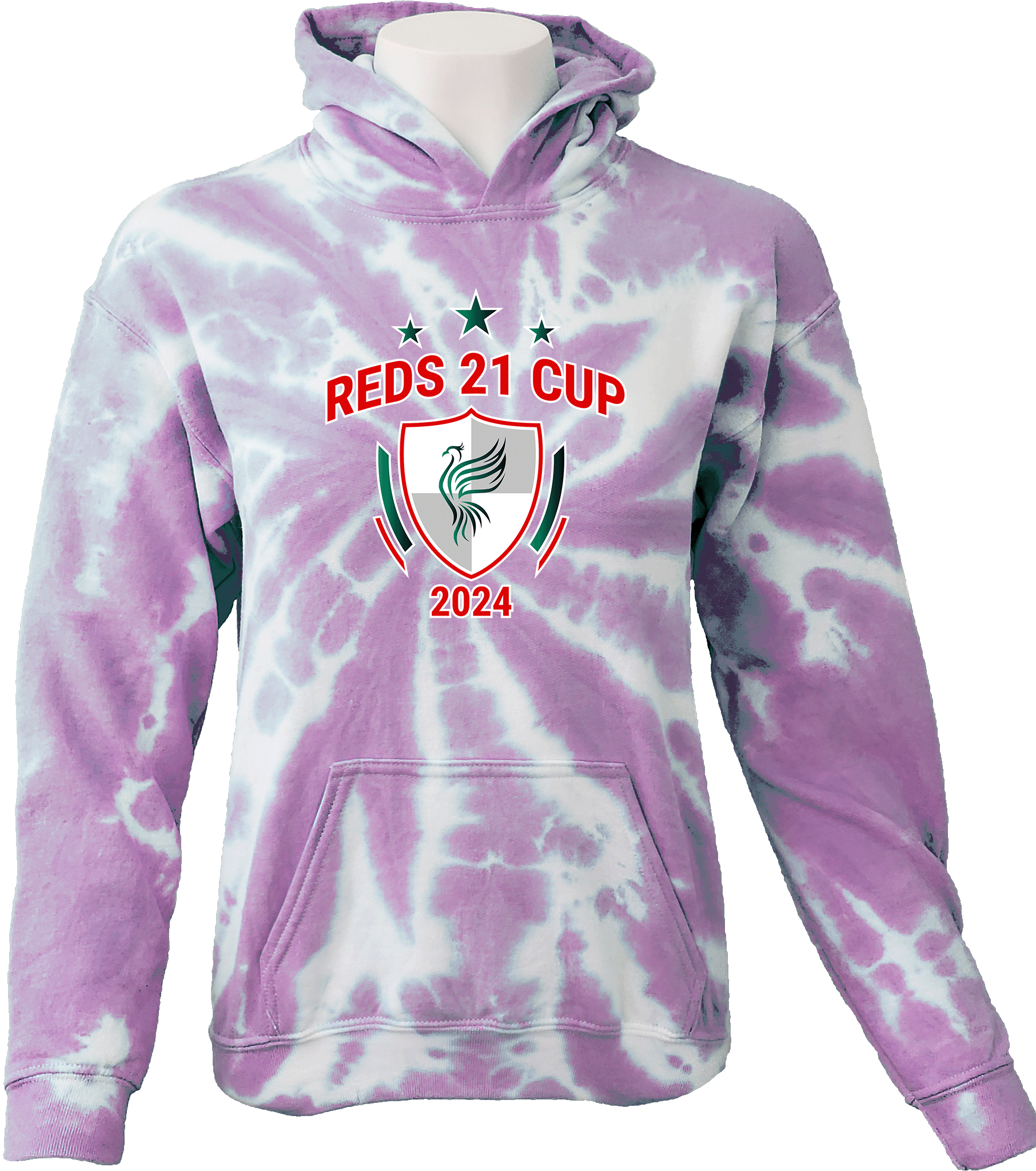 Tie-Dye Hoodies - 2024 Reds 21 Cup