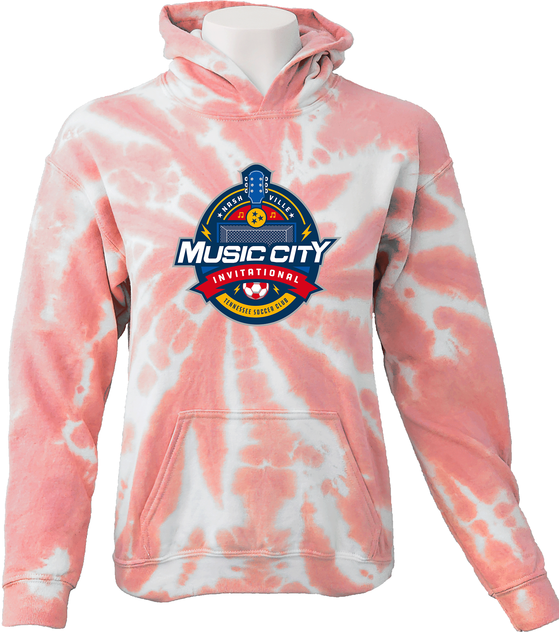 Tie-Dye Hoodies - 2024 Music City Invitational