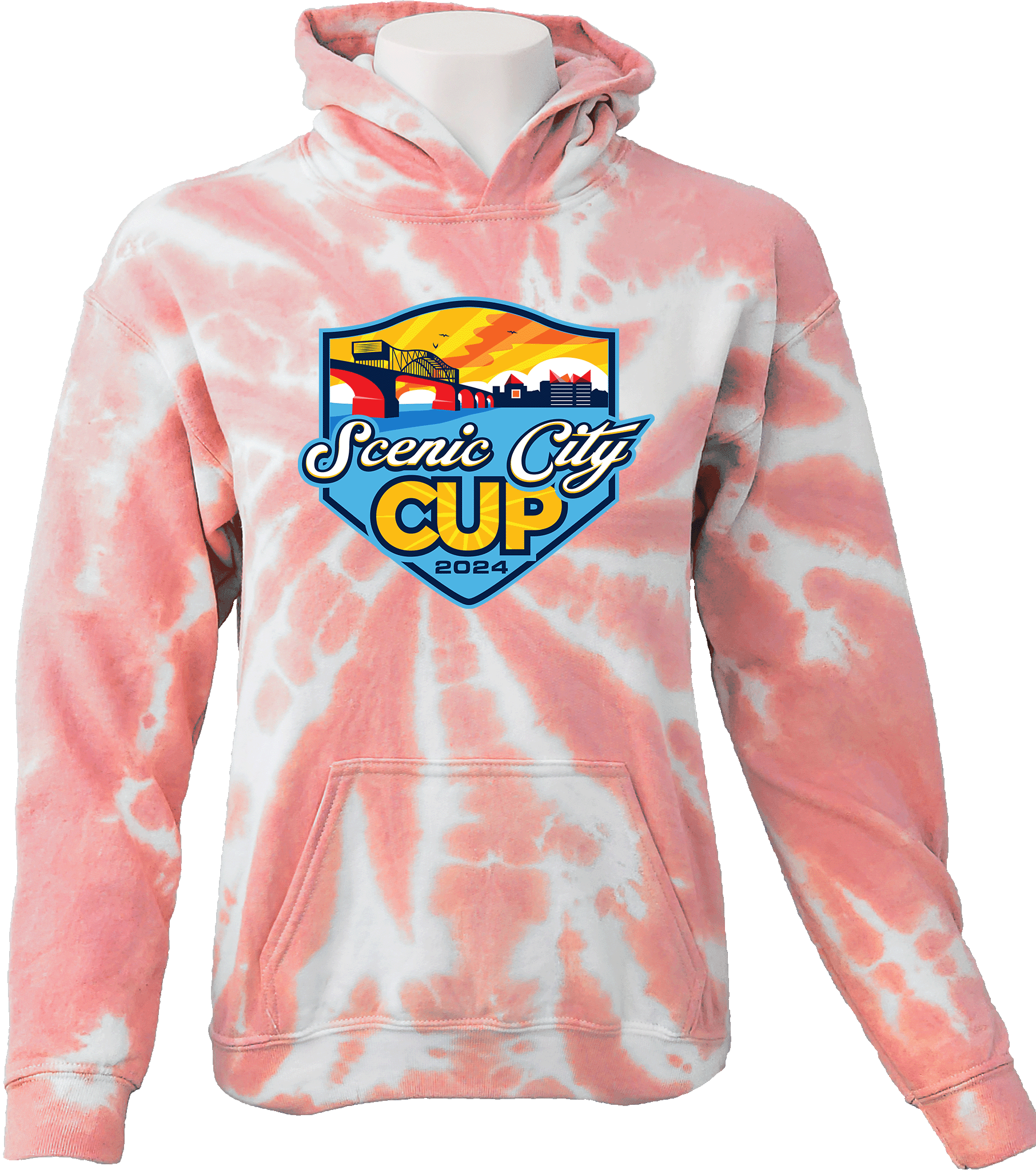 Tie-Dye Hoodies - 2024 Scenic City Cup