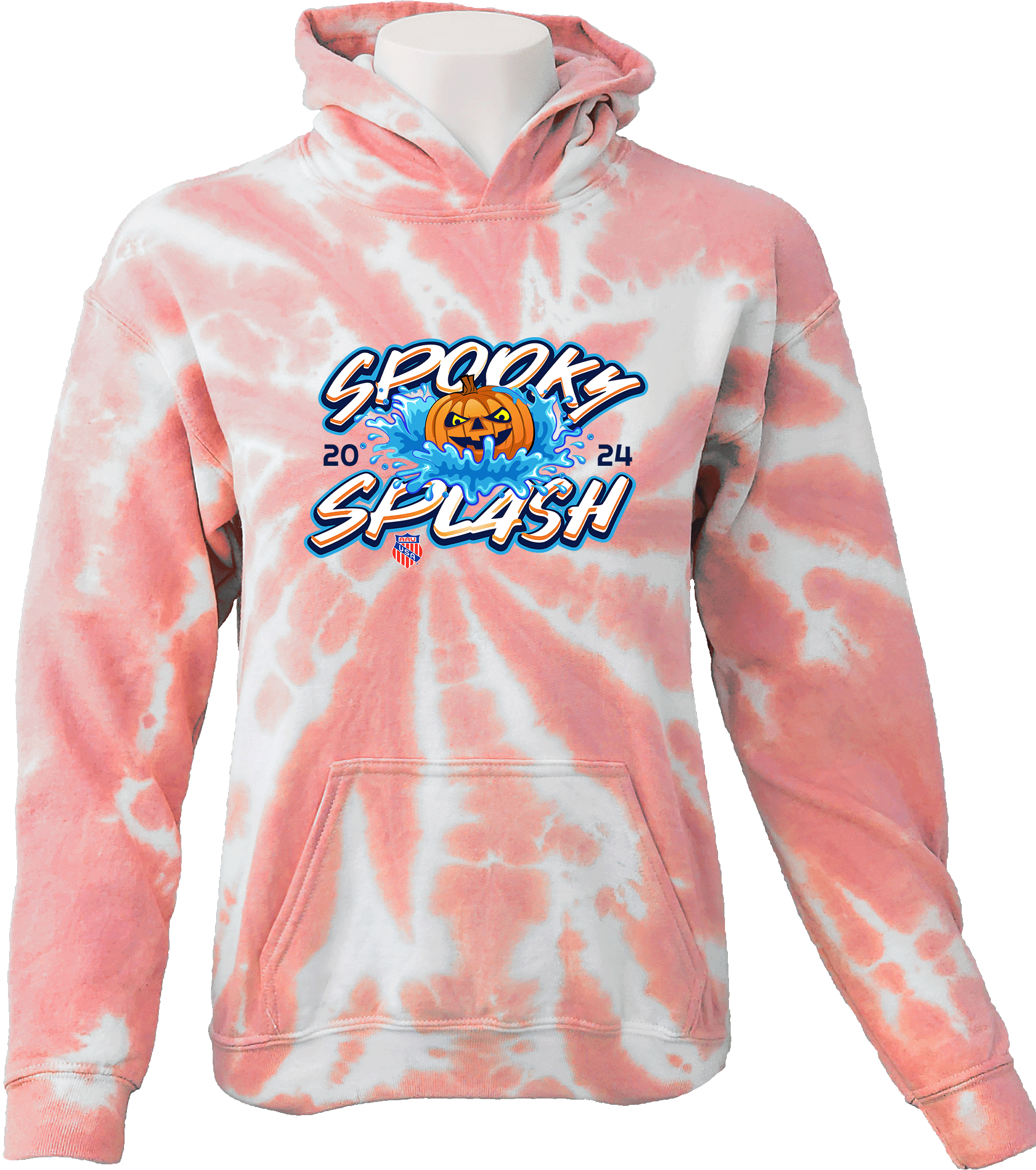 Tie-Dye Hoodies - 2024 AAU Spooky Splash