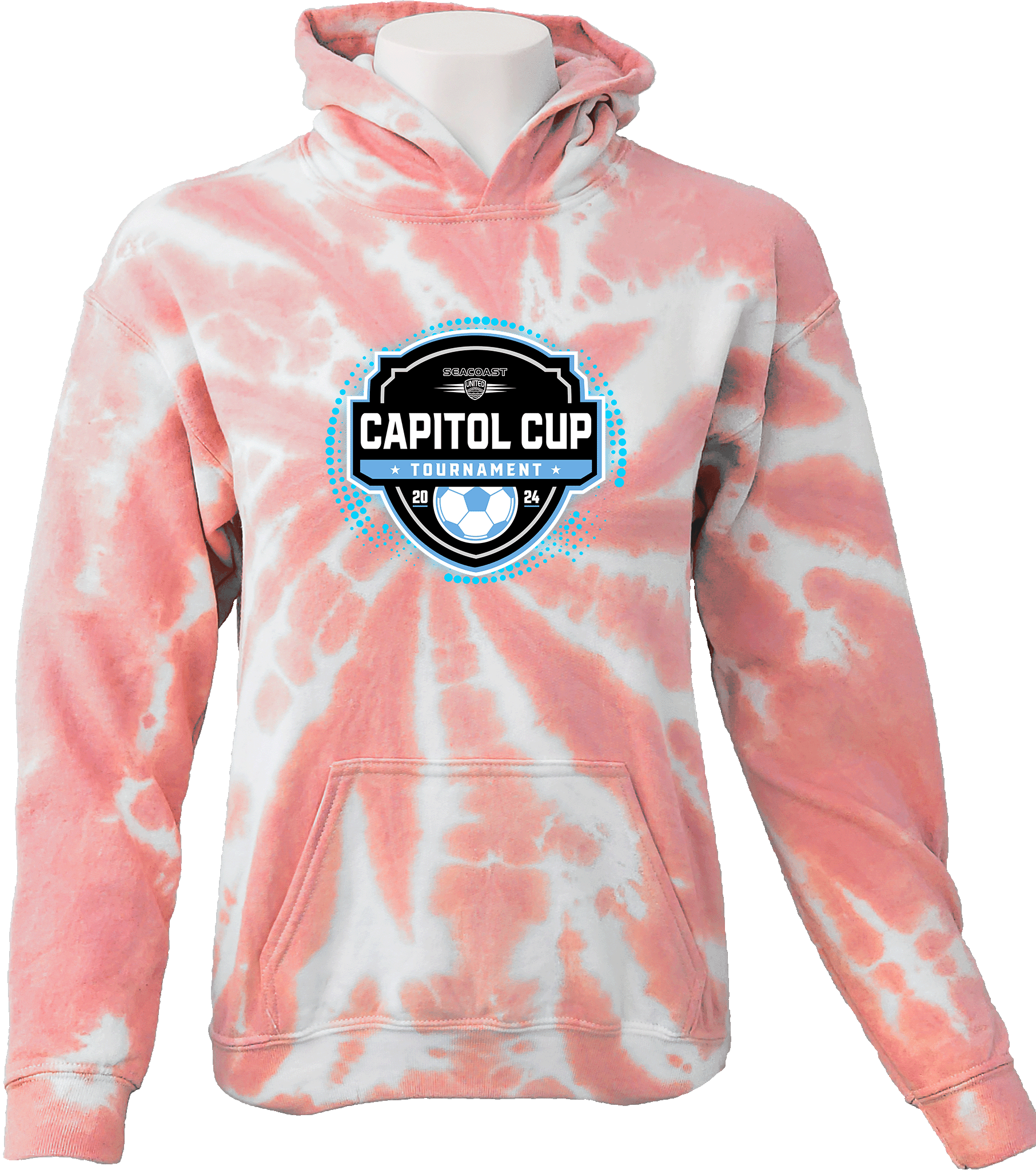 Tie-Dye Hoodies - 2024 Seacoast Capitol Cup Tournament