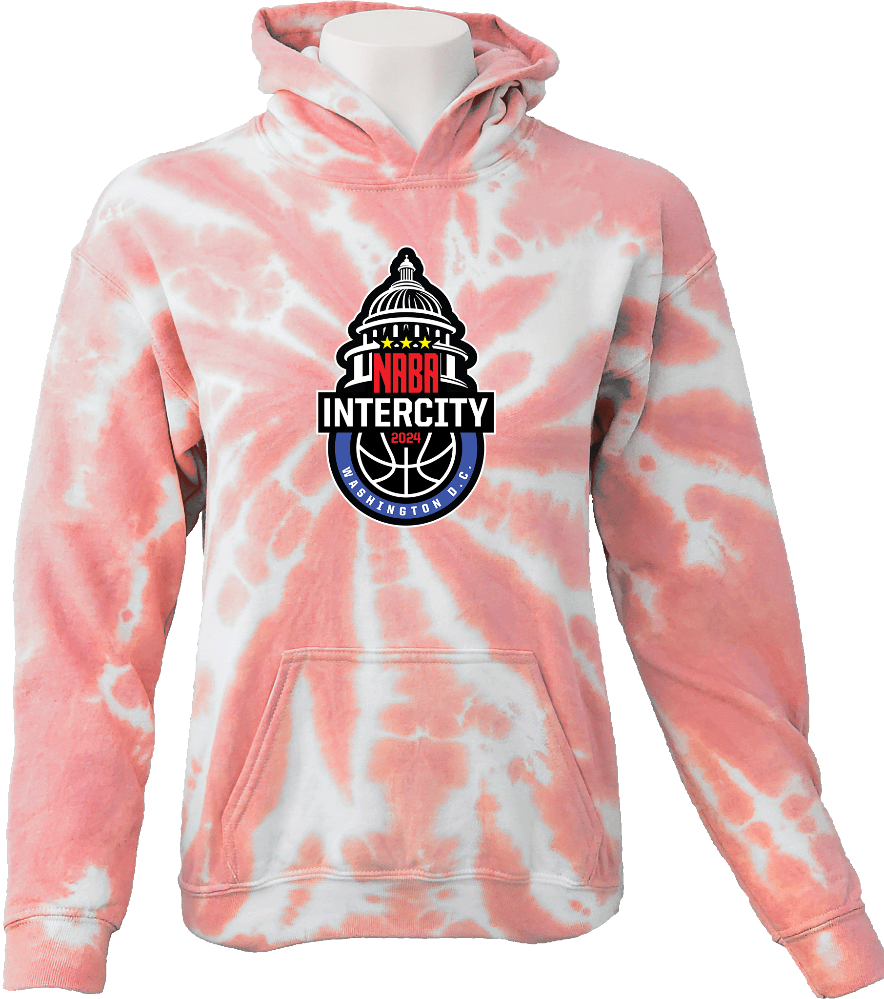 Tie-Dye Hoodies - 2024 35th Naba Intercity Basketball and Volleyball Tournament DC