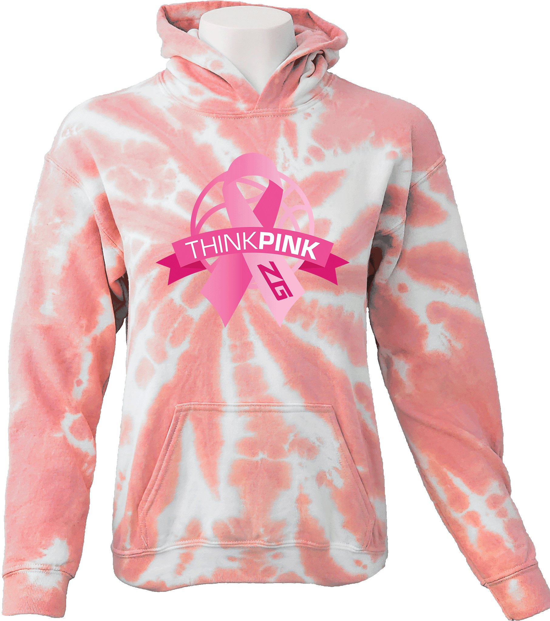 Tie-Dye Hoodies - 2024 Zero Gravity Think Pink Challenge