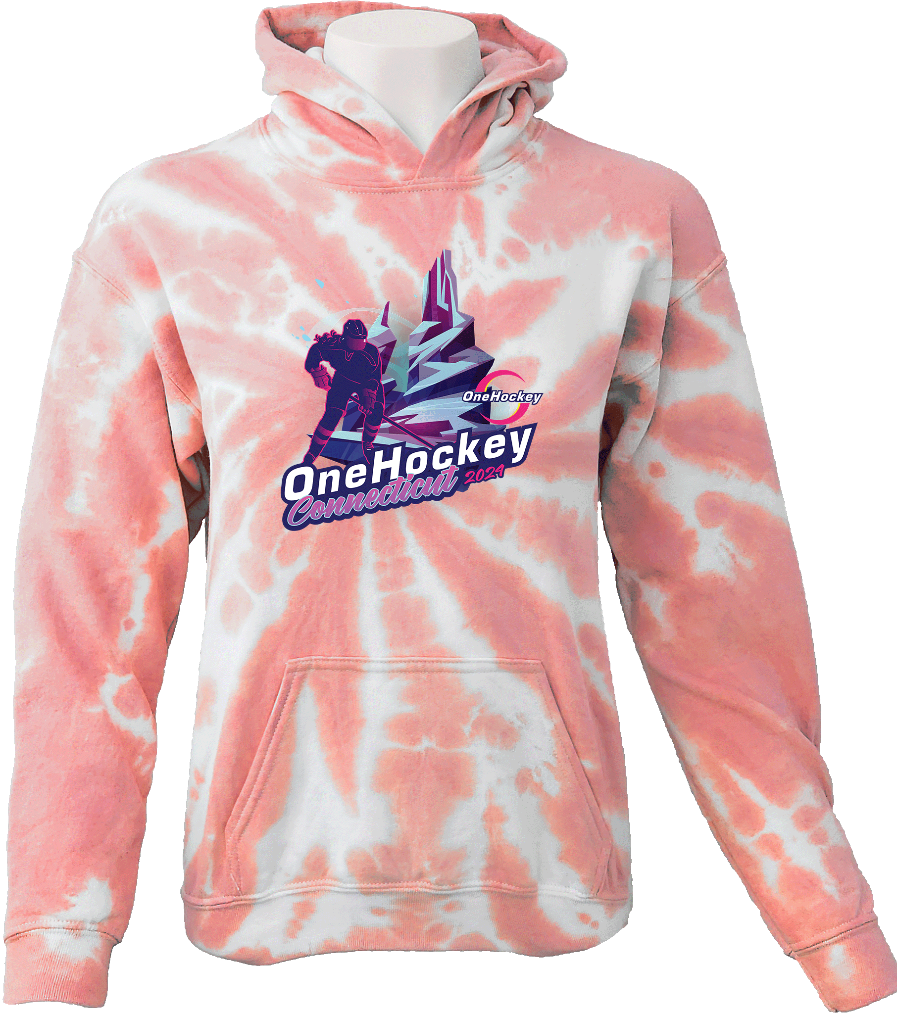 Tie-Dye Hoodies - 2024 OneHockey Connecticut October