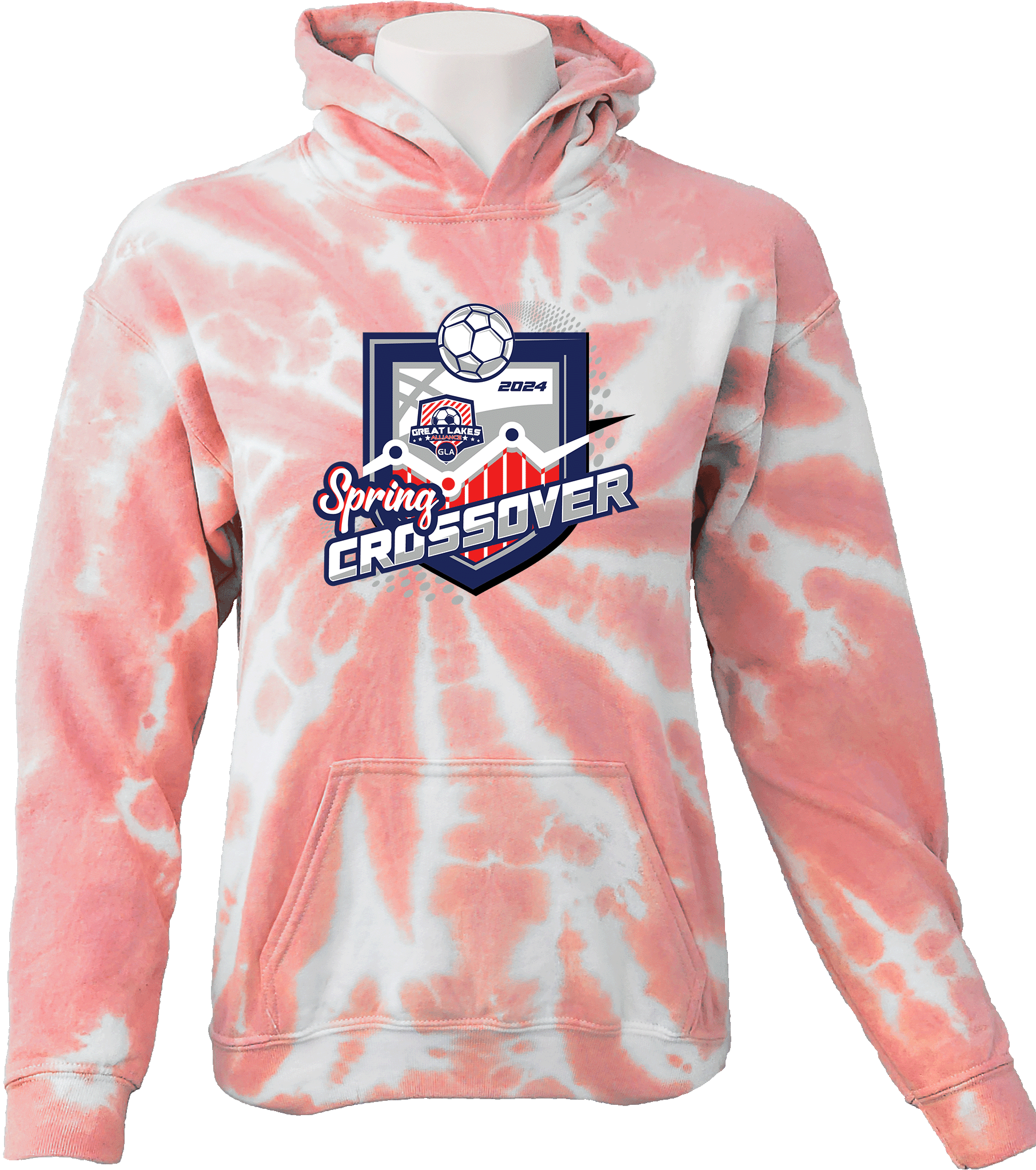 Tie-Dye Hoodies - 2024 Great Lakes Alliance Spring Crossover