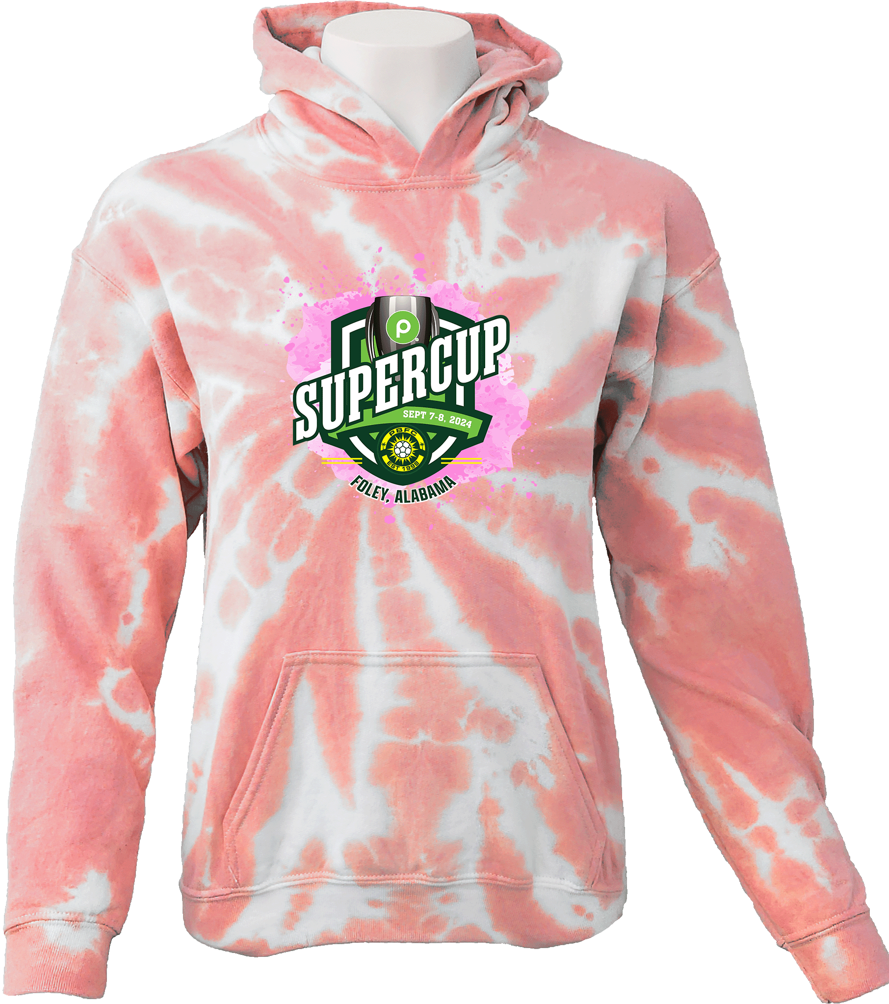 Tie-Dye Hoodies - 2024 Publix SuperCup (Girls)