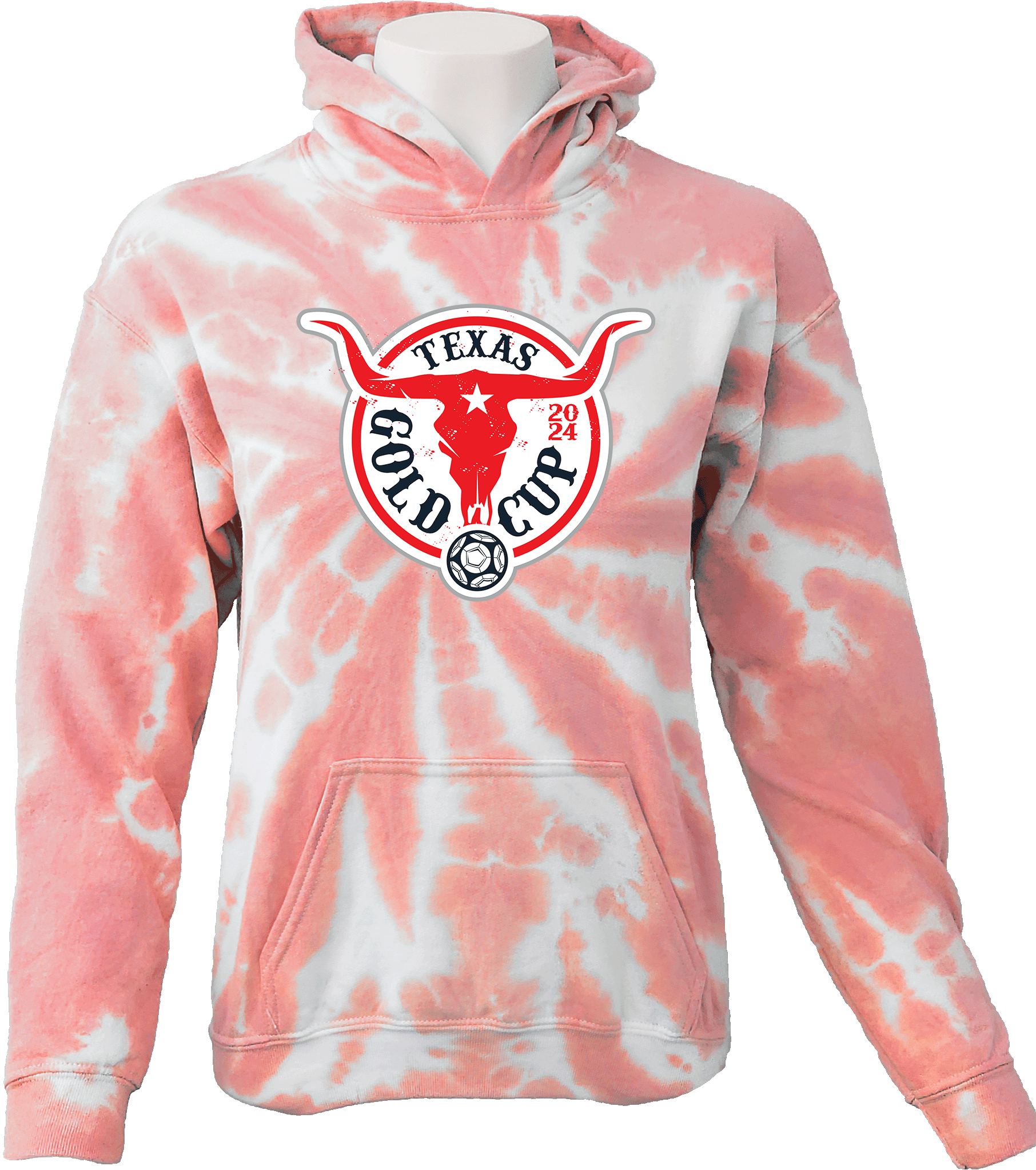 Tie-Dye Hoodies - 2024 Texas Gold Cup