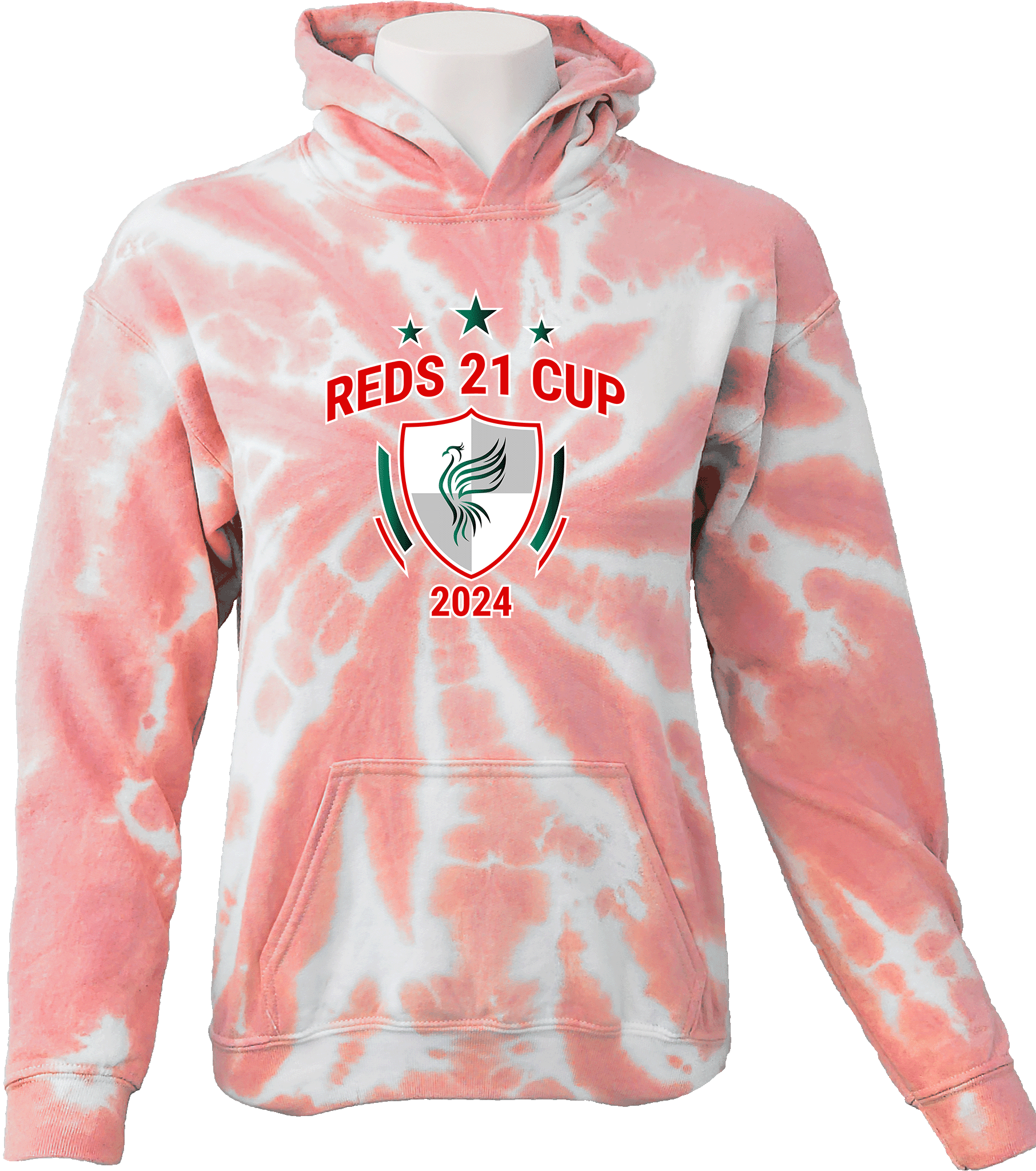 Tie-Dye Hoodies - 2024 Reds 21 Cup