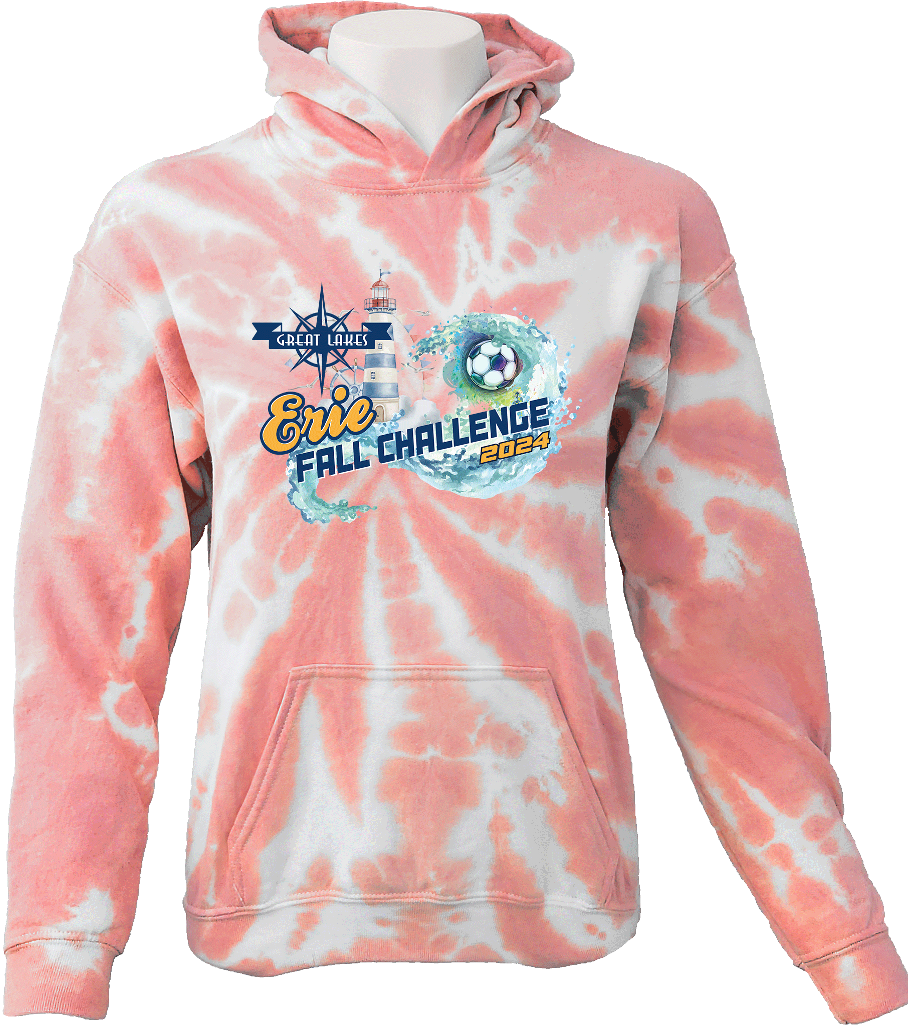 Tie-Dye Hoodies - 2024 Great Lakes Erie Fall Challenge