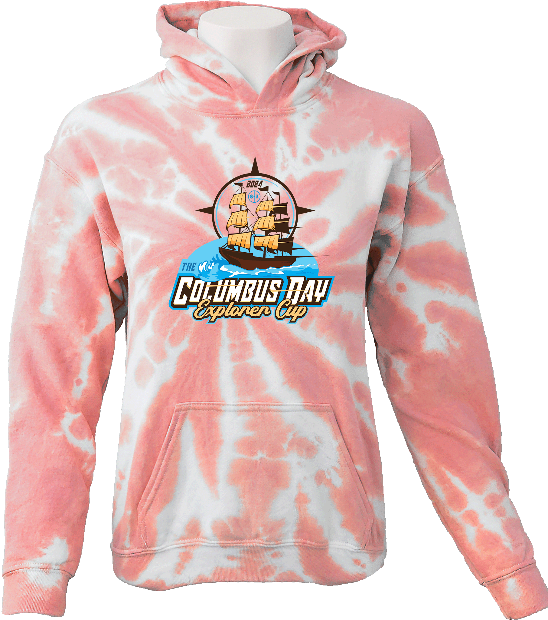 Tie-Dye Hoodies - 2024 The Columbus Day Explorer Cup