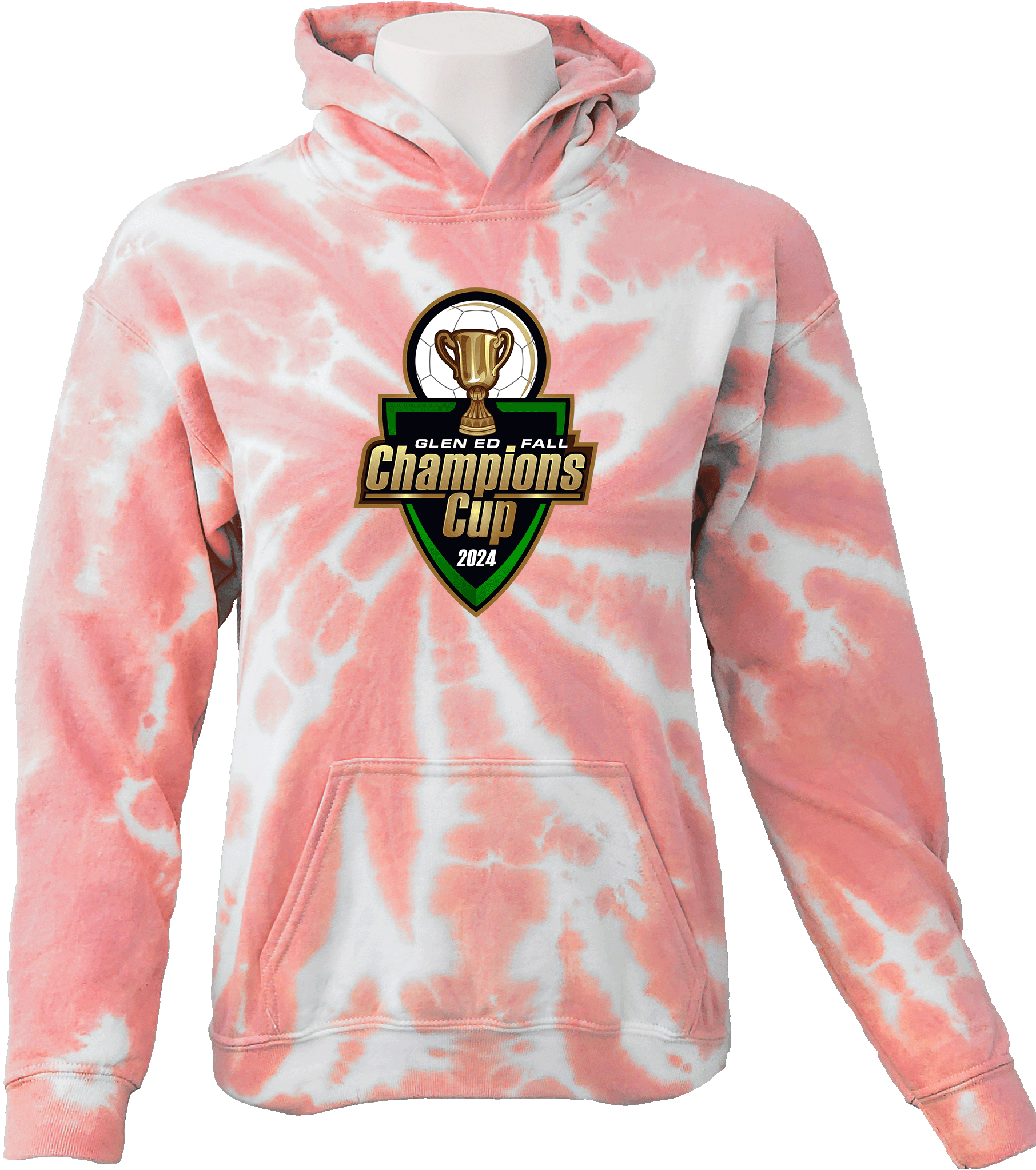 Tie-Dye Hoodies - 2024 Glen-Ed Fall Champions Cup