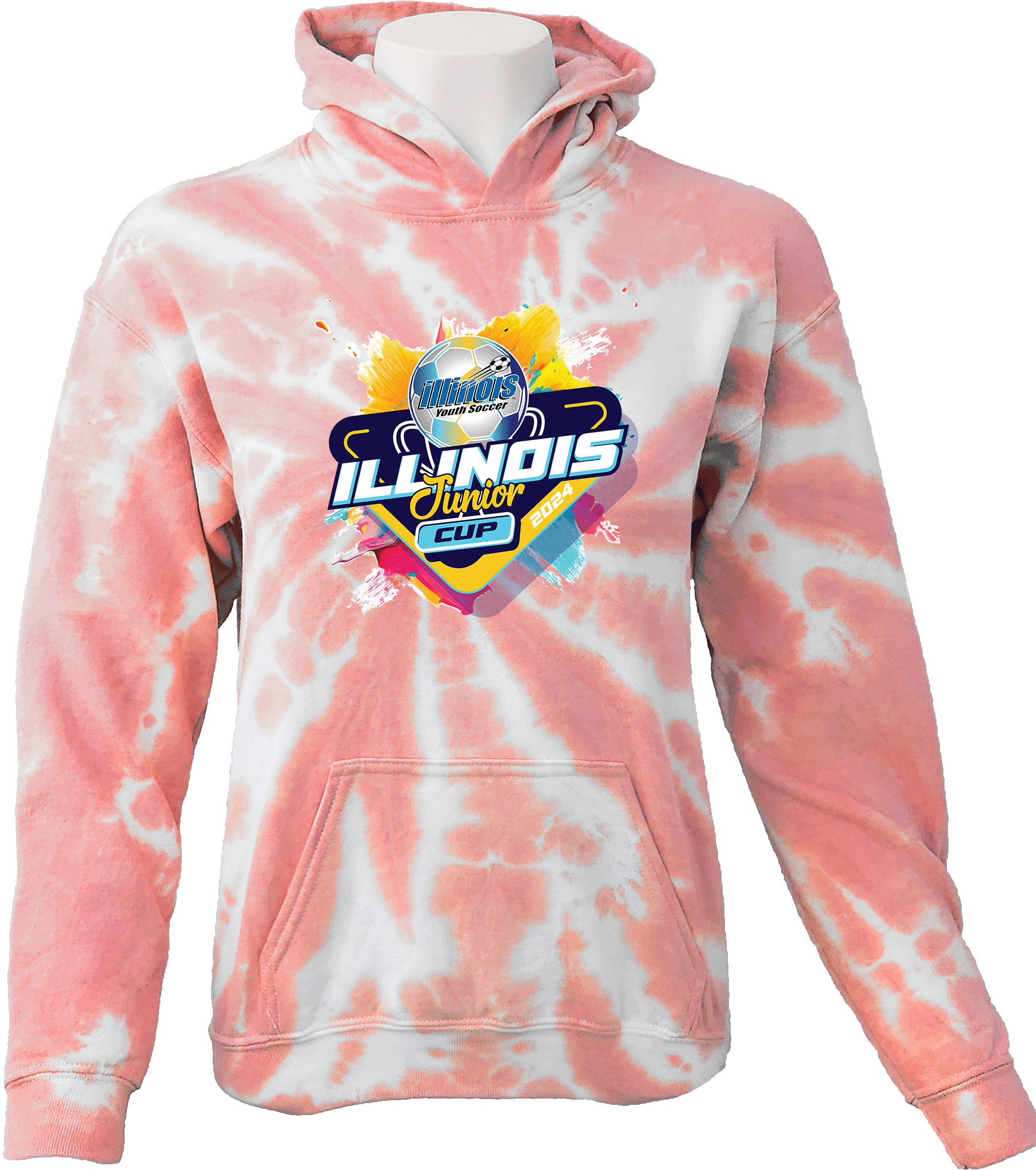 Tie-Dye Hoodies - 2024 USYS Illinois Junior Cup