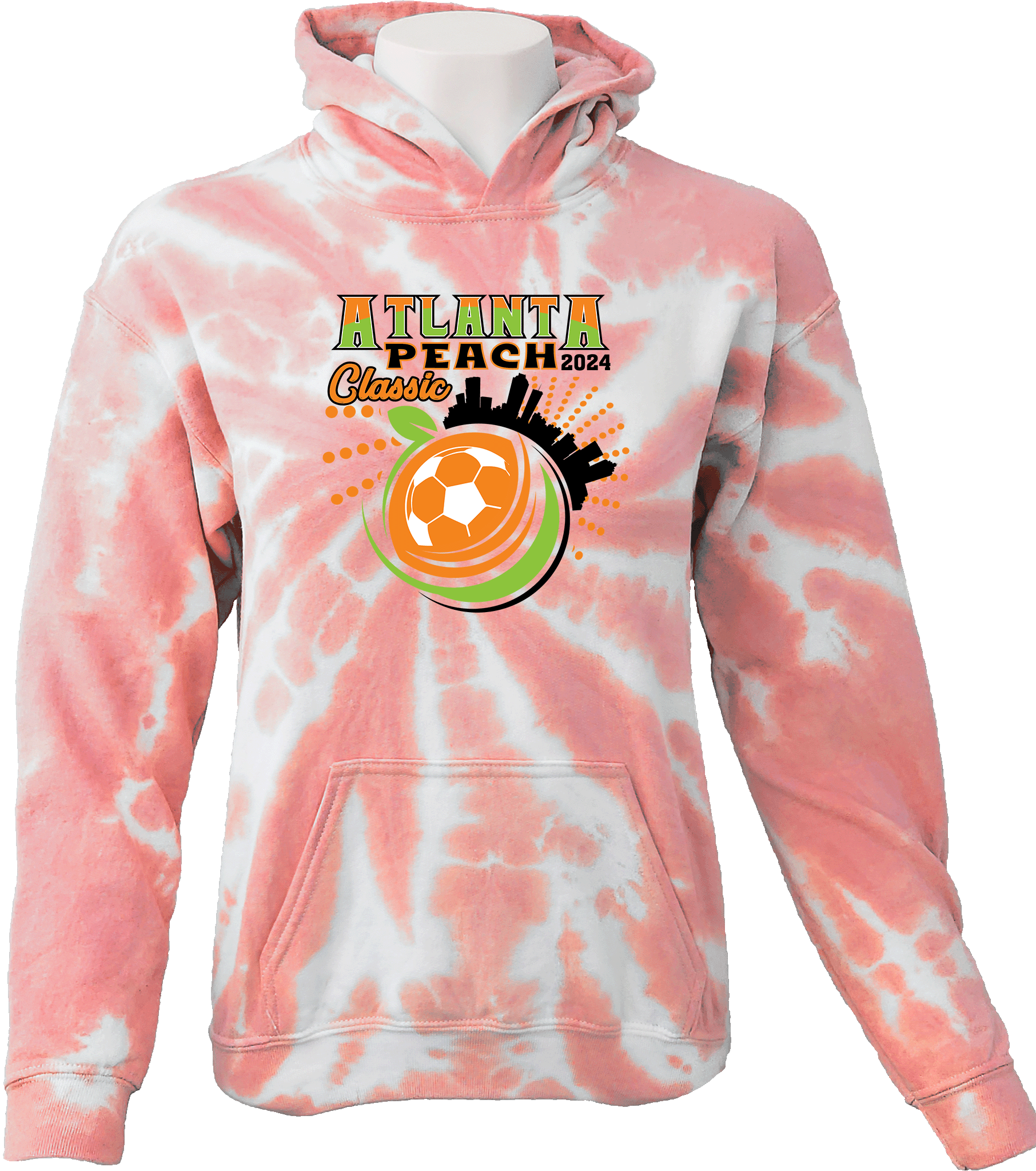 Tie-Dye Hoodies - 2024 Atlanta Peach Classic