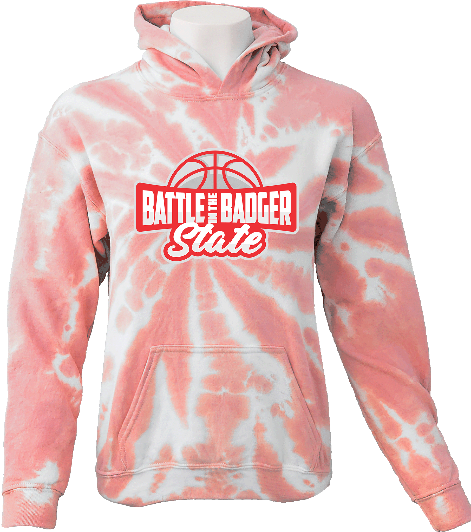 Tie-Dye Hoodies - 2024 Battle In The Badger State