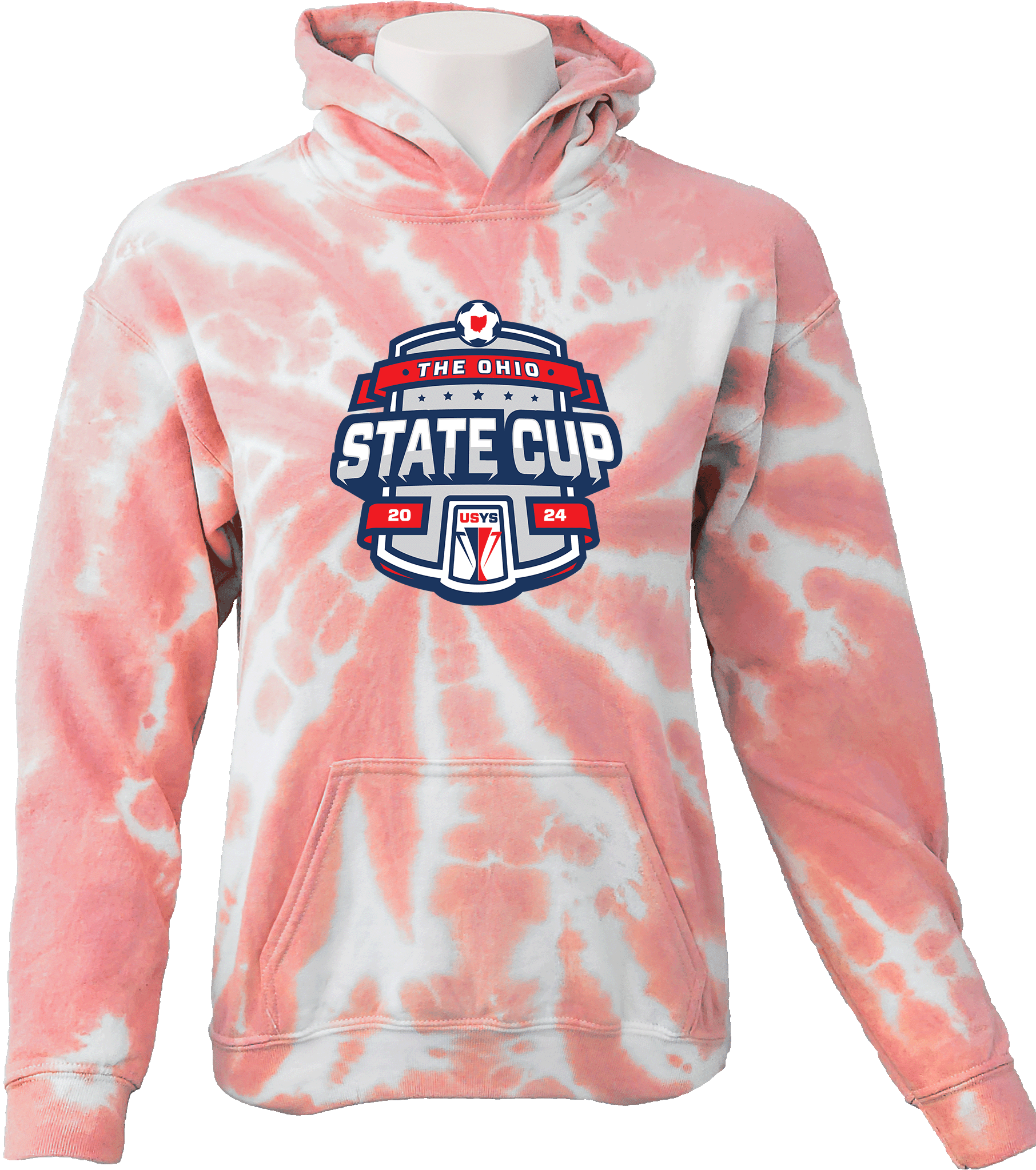 Tie-Dye Hoodies - 2024 USYS OH State Cup