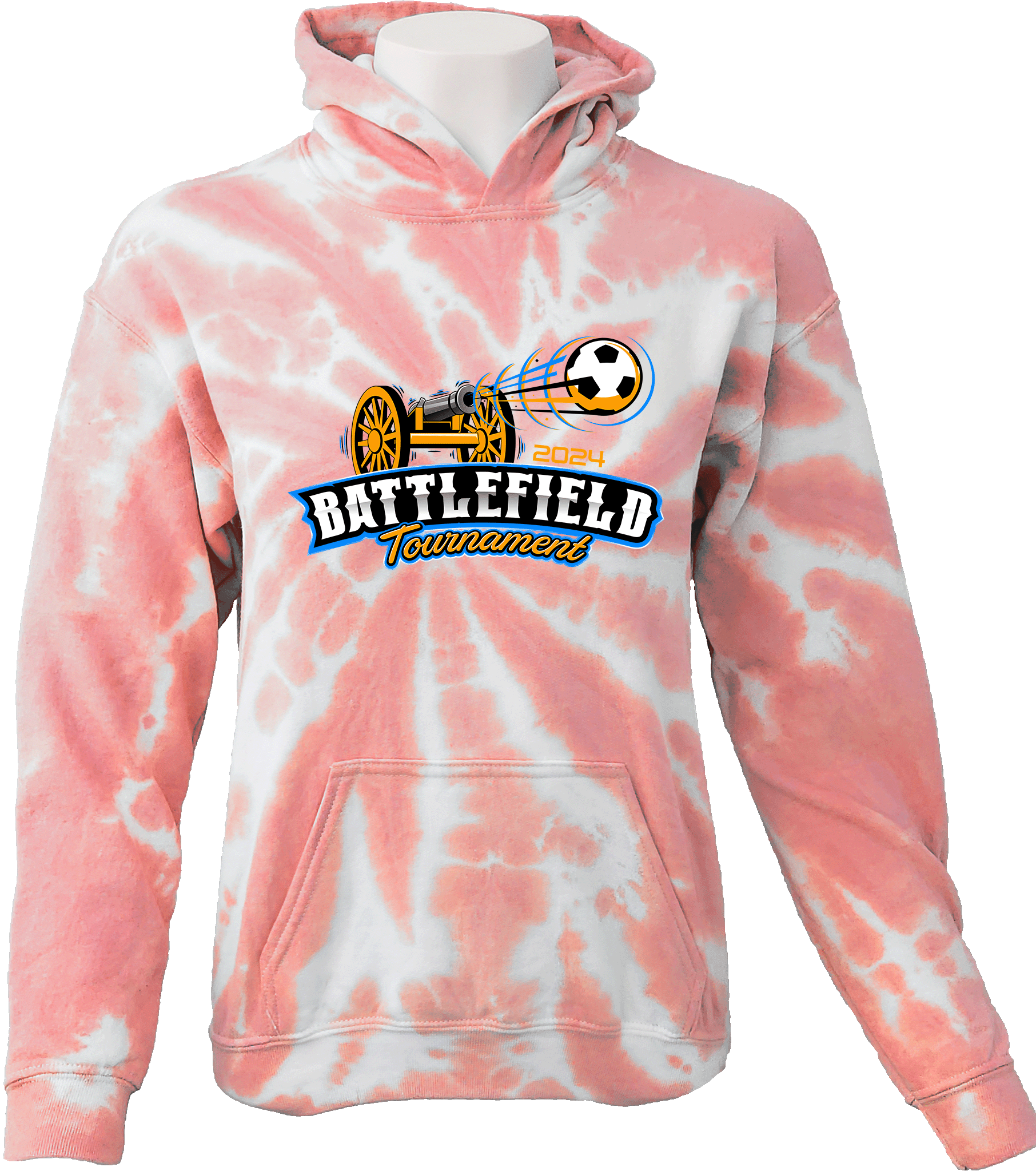 Tie-Dye Hoodies - 2024 Battlefield Tournament