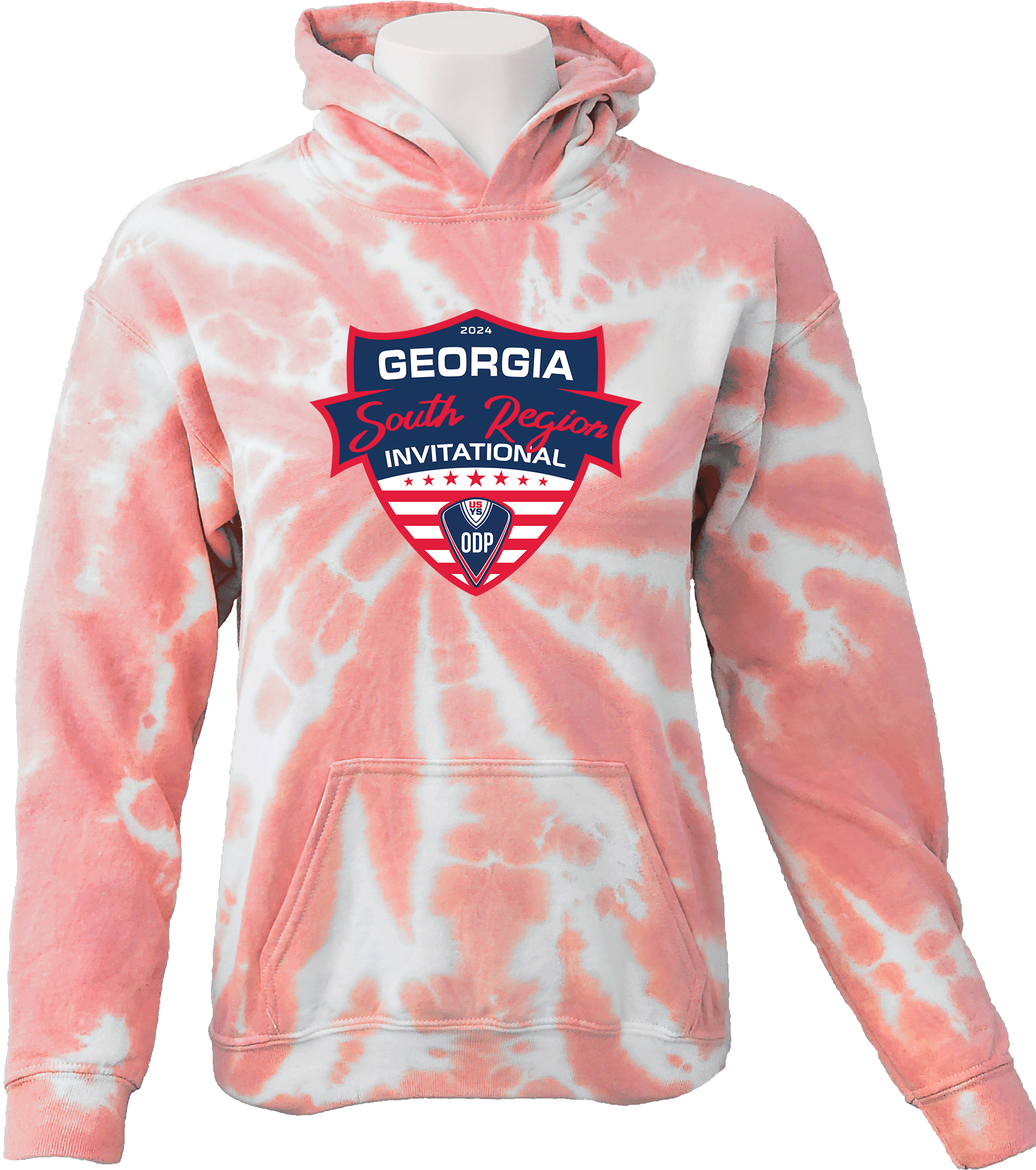 Tie-Dye Hoodies - 2024 USYS ODP GA South Region Invitational