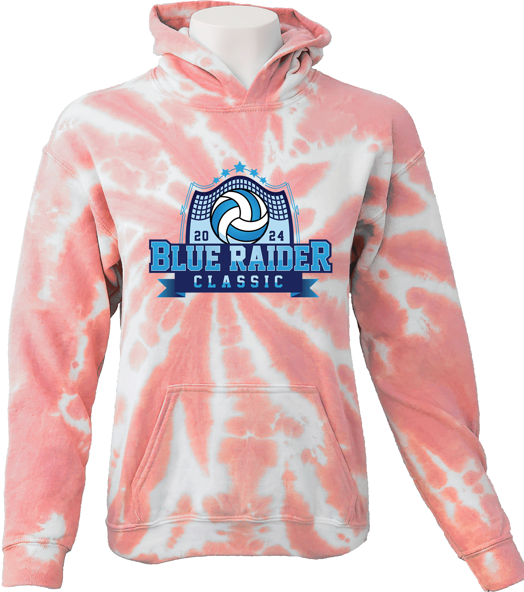 Tie-Dye Hoodies - 2024 Blue Raider Classic