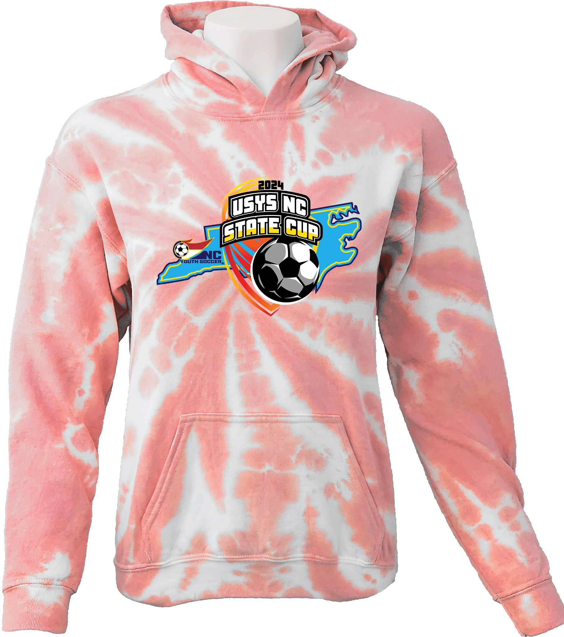 Tie-Dye Hoodies - 2024 USYS NC State Cup