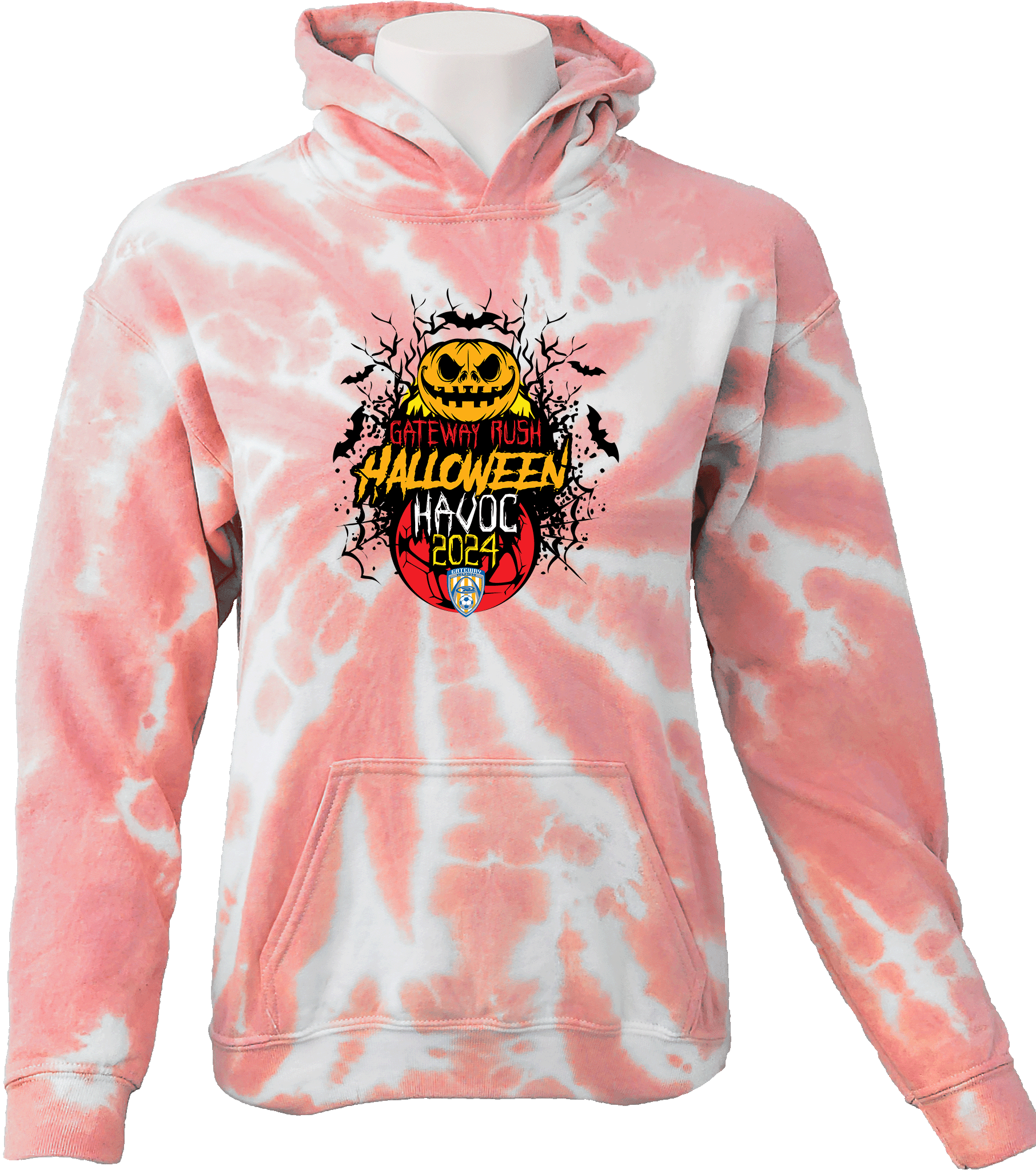 Tie-Dye Hoodies - 2024 Gateway Rush Halloween Havoc