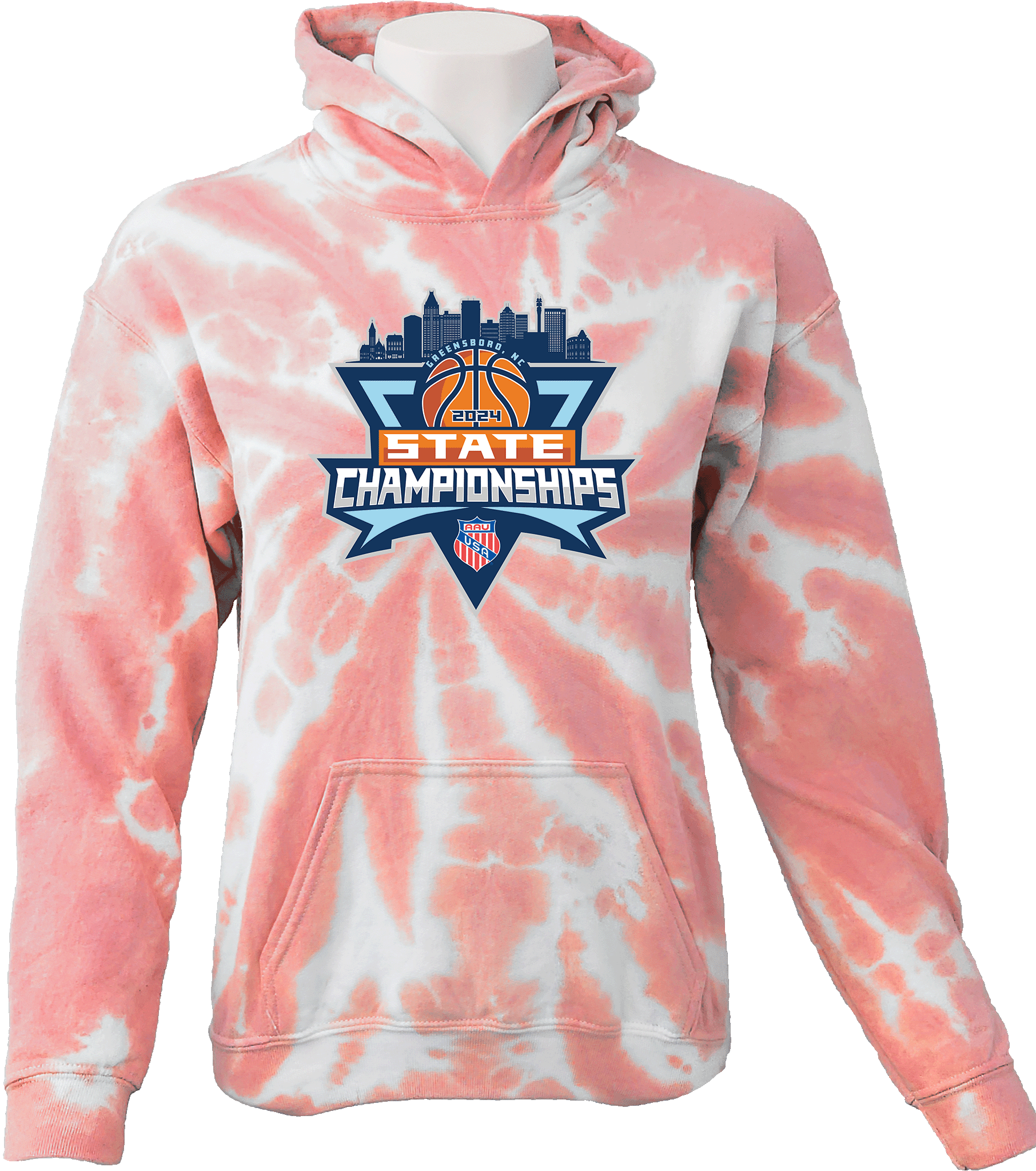 Tie-Dye Hoodies - 2024 AAU State Championships