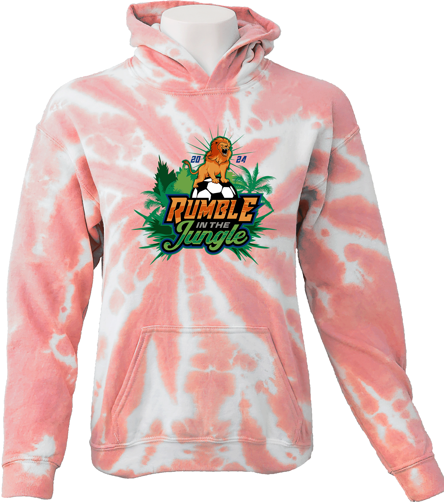 Tie-Dye Hoodies - 2024 Rumble In The Jungle