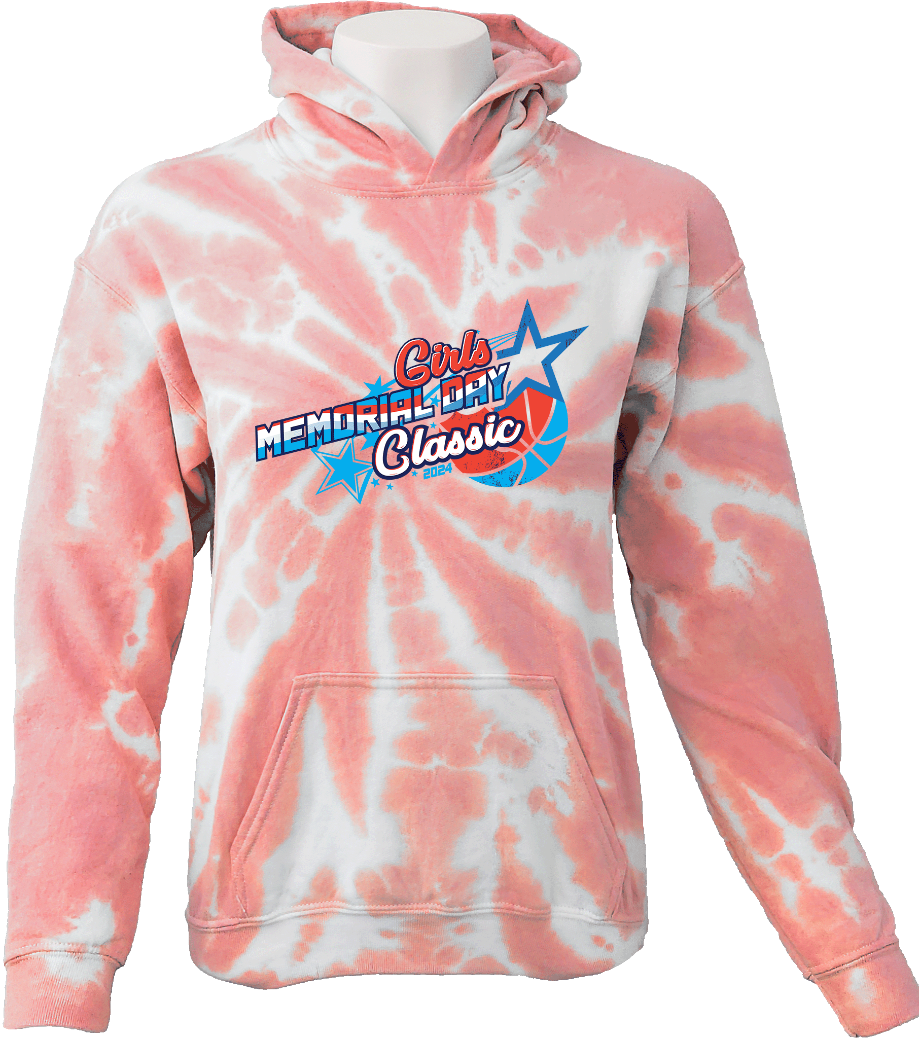 Tie-Dye Hoodies - 2024 Girls Memorial Day Classic