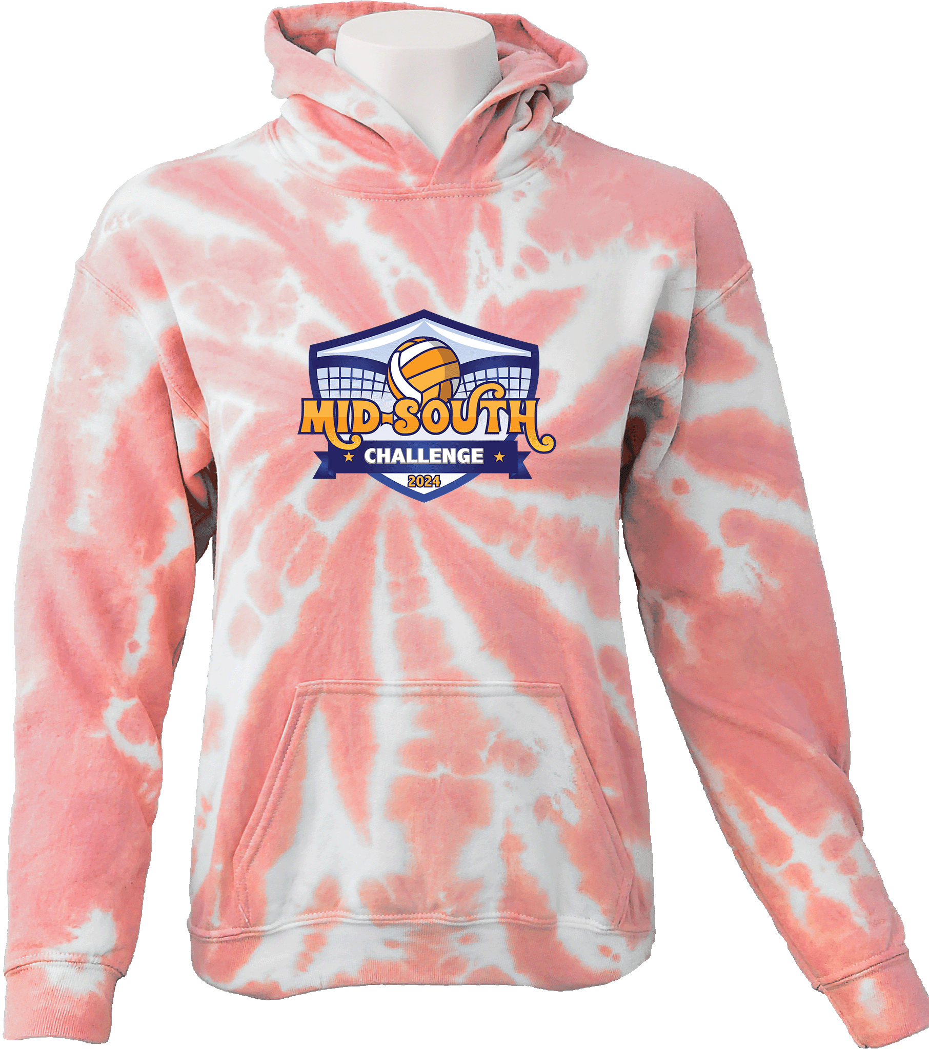 Tie-Dye Hoodies - 2024 Mid-South Challenge