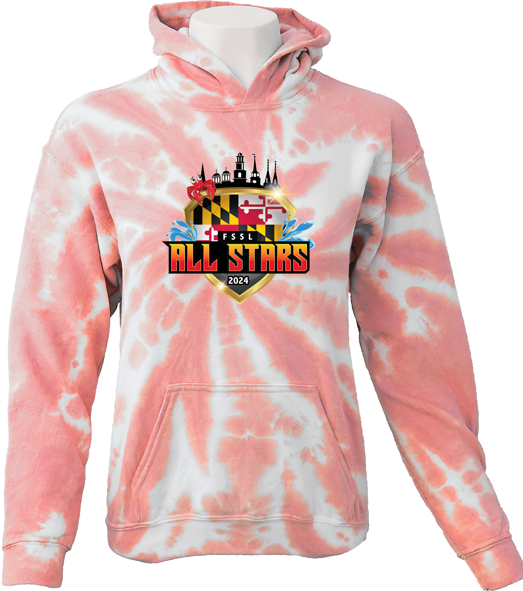 Tie-Dye Hoodies - 2024 FSSL All Stars Meet