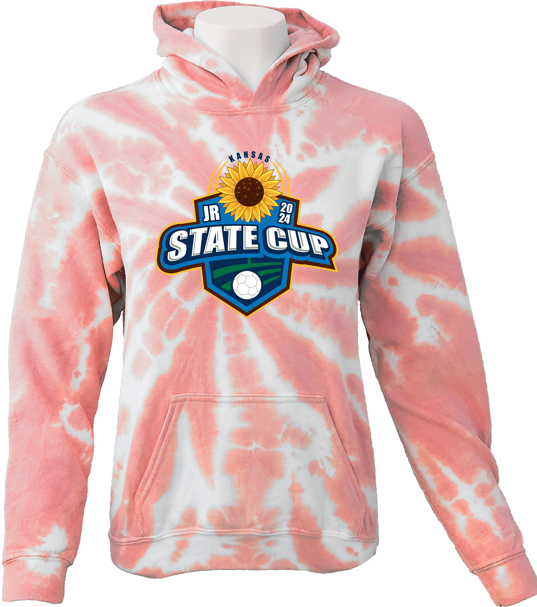 Tie-Dye Hoodies - 2024 USYS KS Jr State Cup