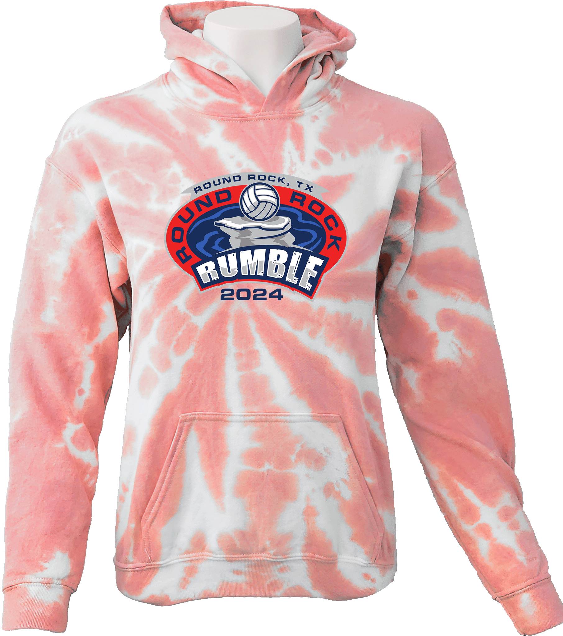 Tie-Dye Hoodies - 2024 Round Rock Rumble