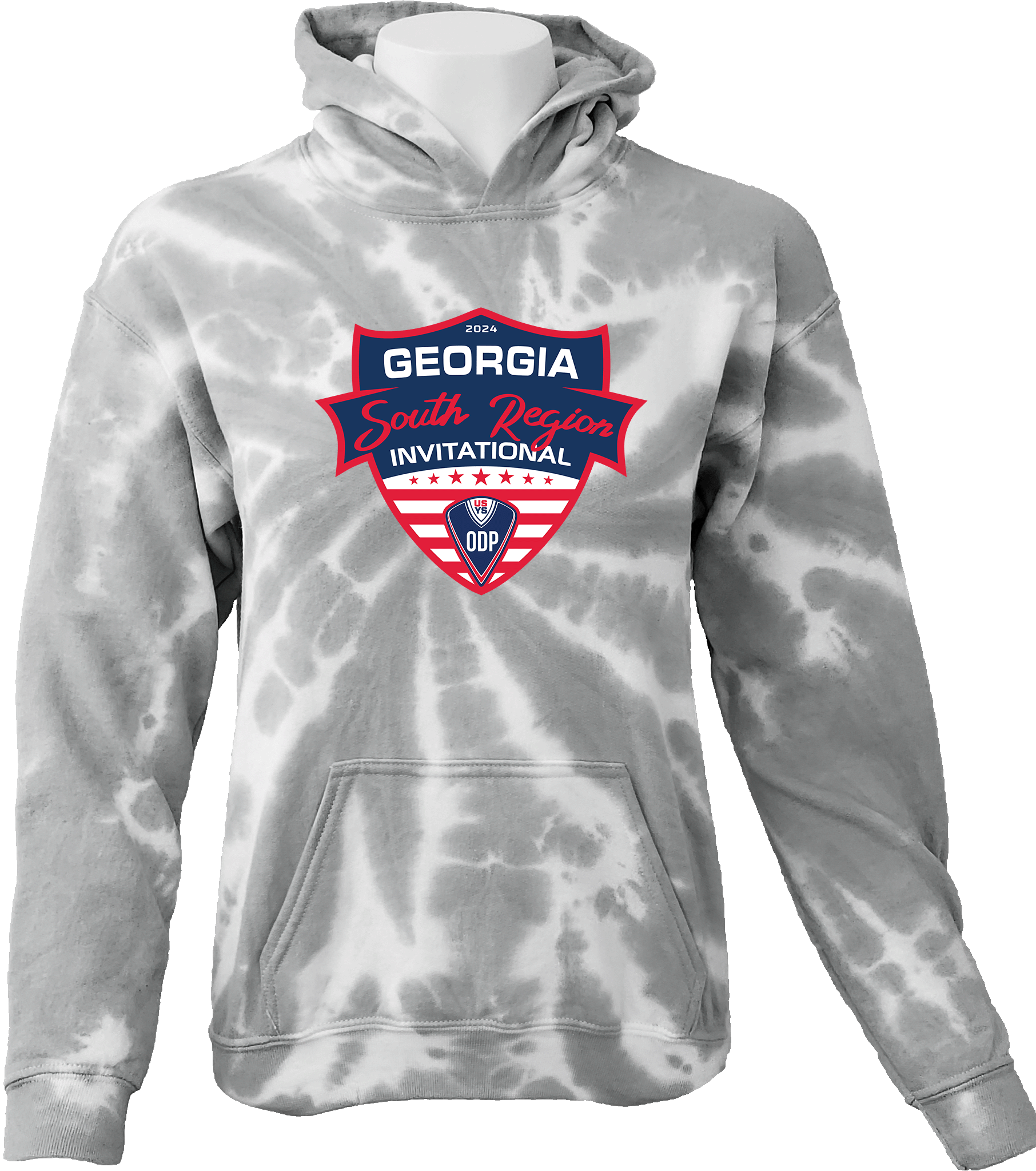 Tie-Dye Hoodies - 2024 USYS ODP GA South Region Invitational