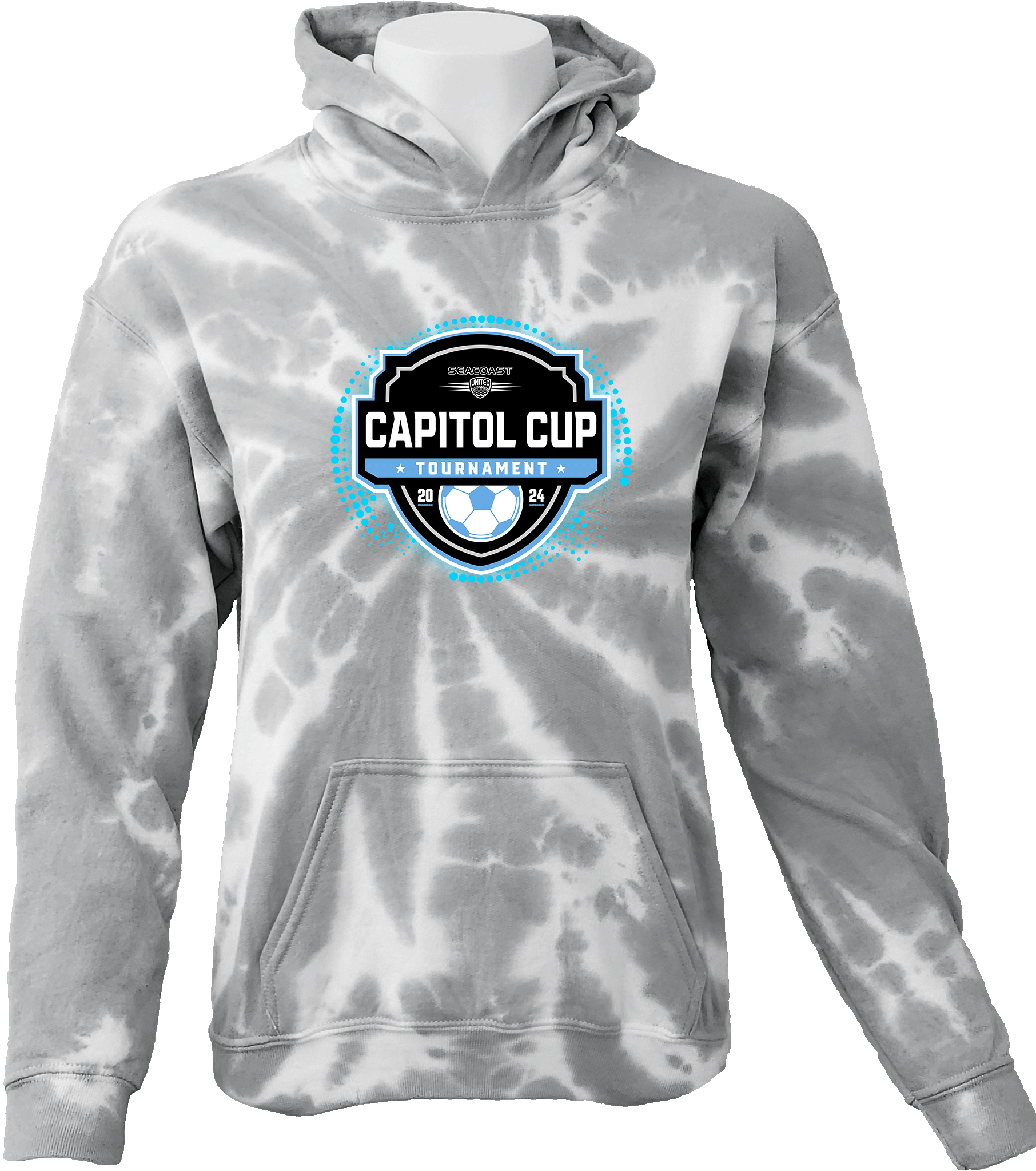 Tie-Dye Hoodies - 2024 Seacoast Capitol Cup Tournament