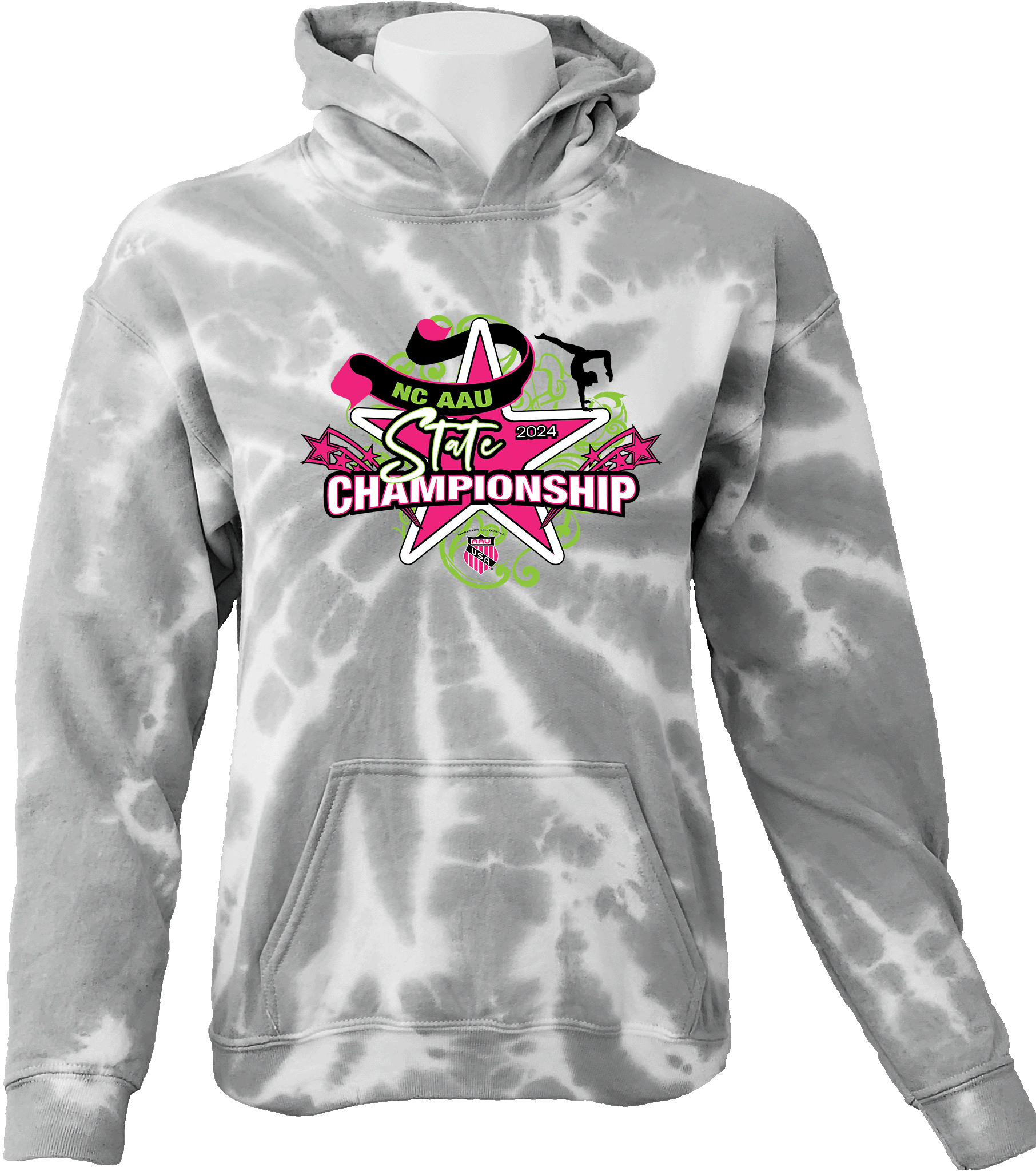 Tie-Dye Hoodies - 2024 NC AAU State Championship