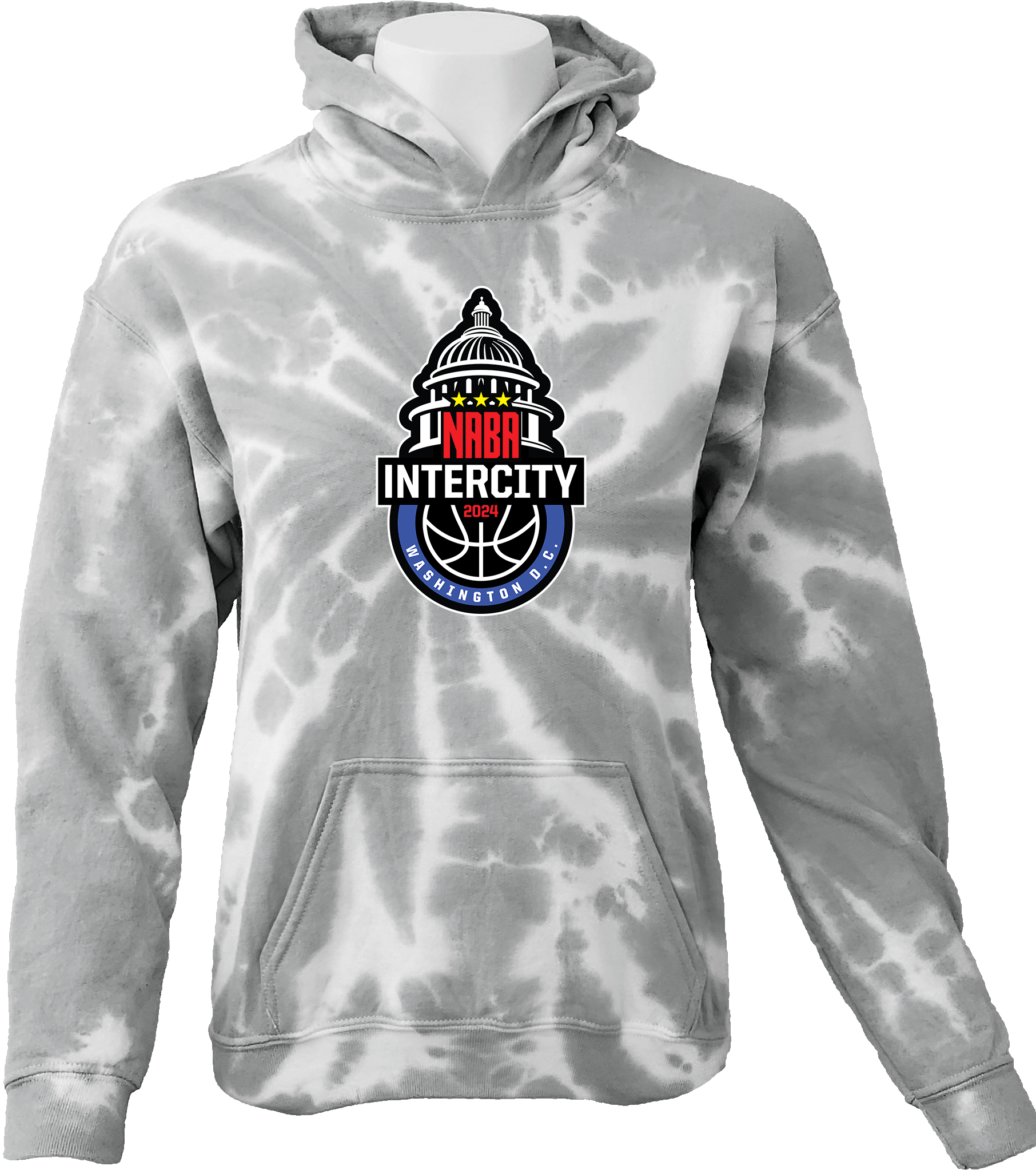 Tie-Dye Hoodies - 2024 35th Naba Intercity Basketball and Volleyball Tournament DC