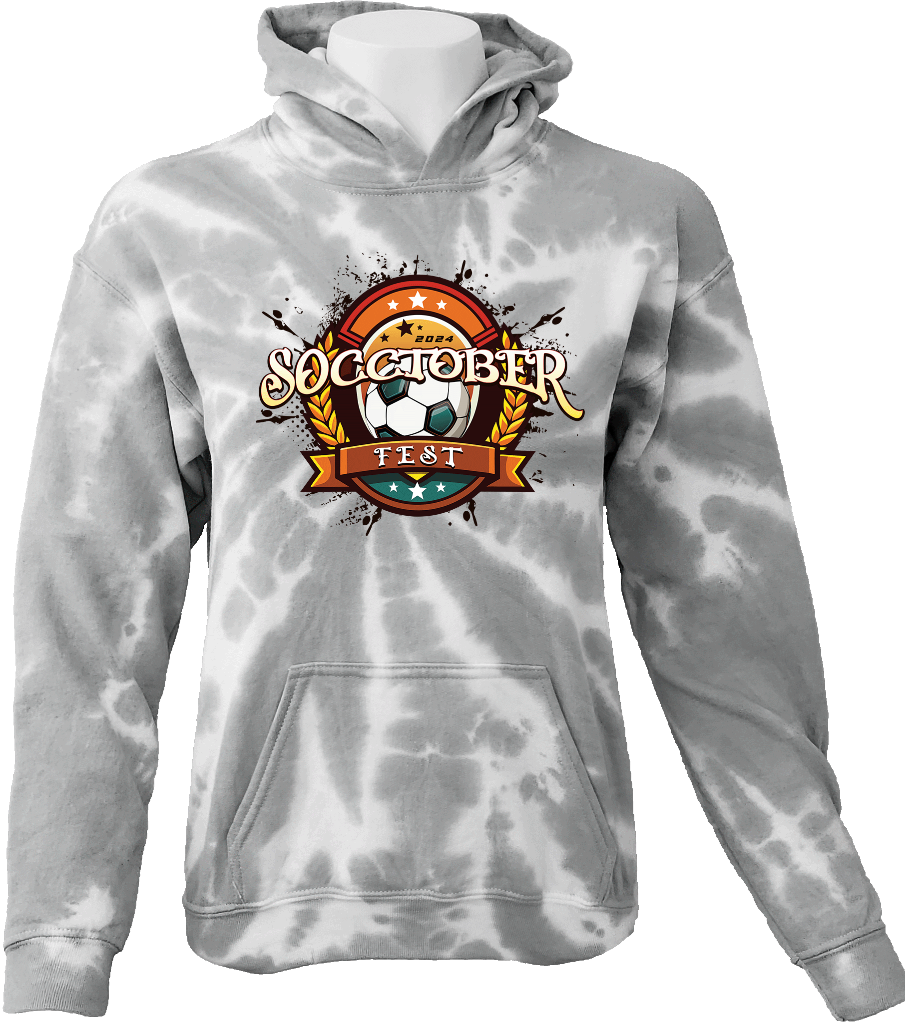 Tie-Dye Hoodies - 2024 Socctoberfest