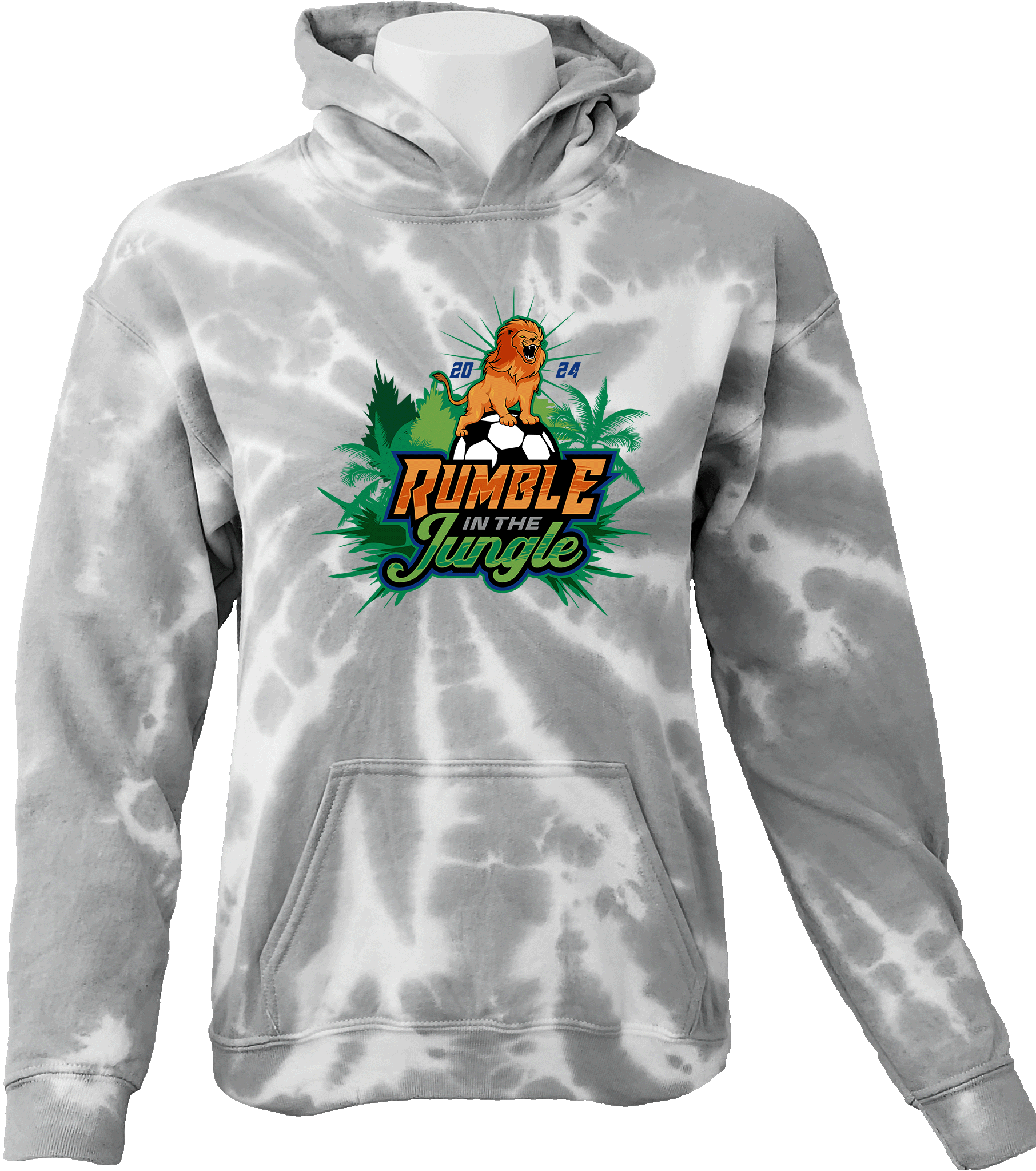 Tie-Dye Hoodies - 2024 Rumble In The Jungle