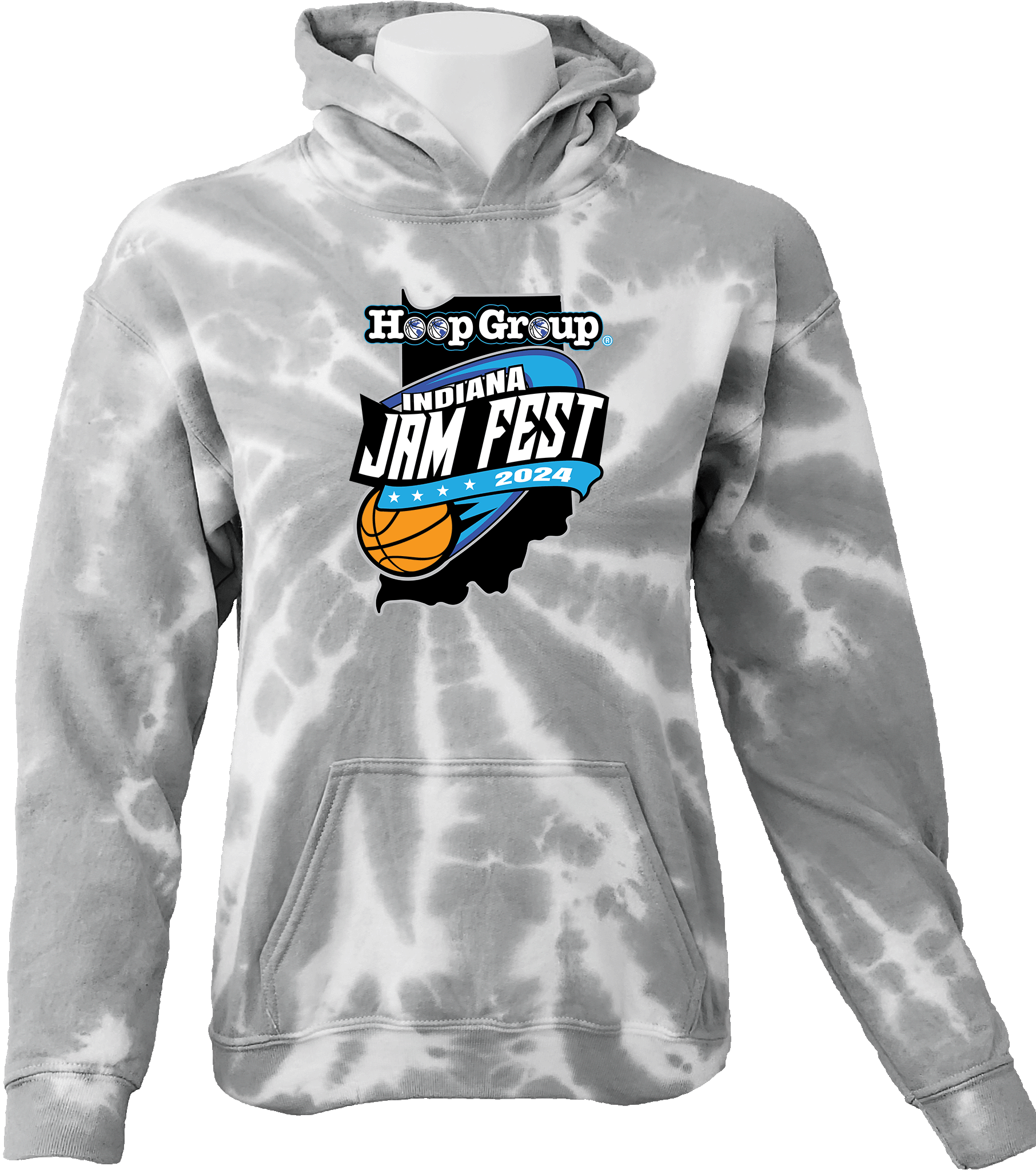 Tie-Dye Hoodies - 2024 Indiana Jam Fest