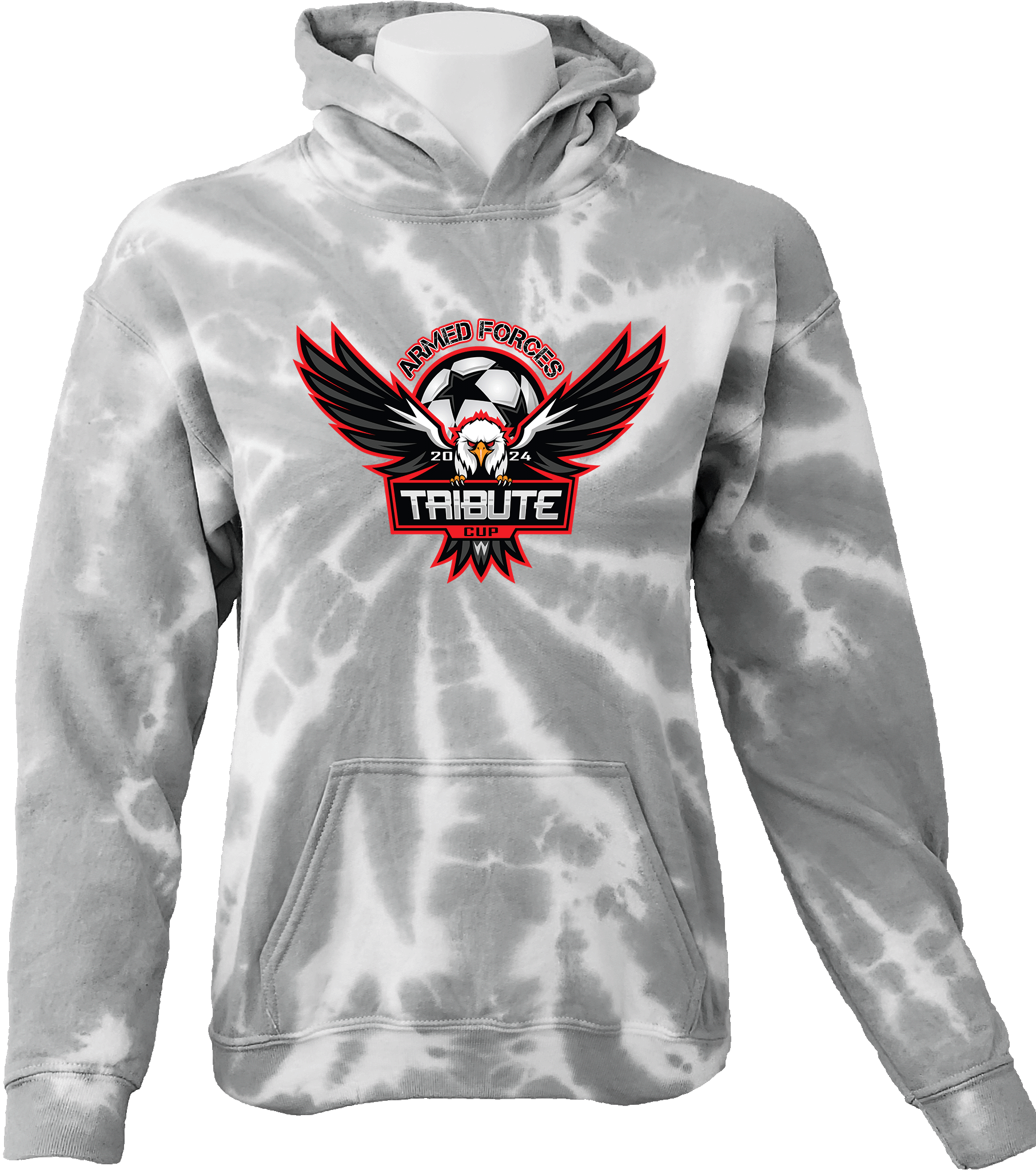 Tie-Dye Hoodies - 2024 Armed Forces Tribute Cup