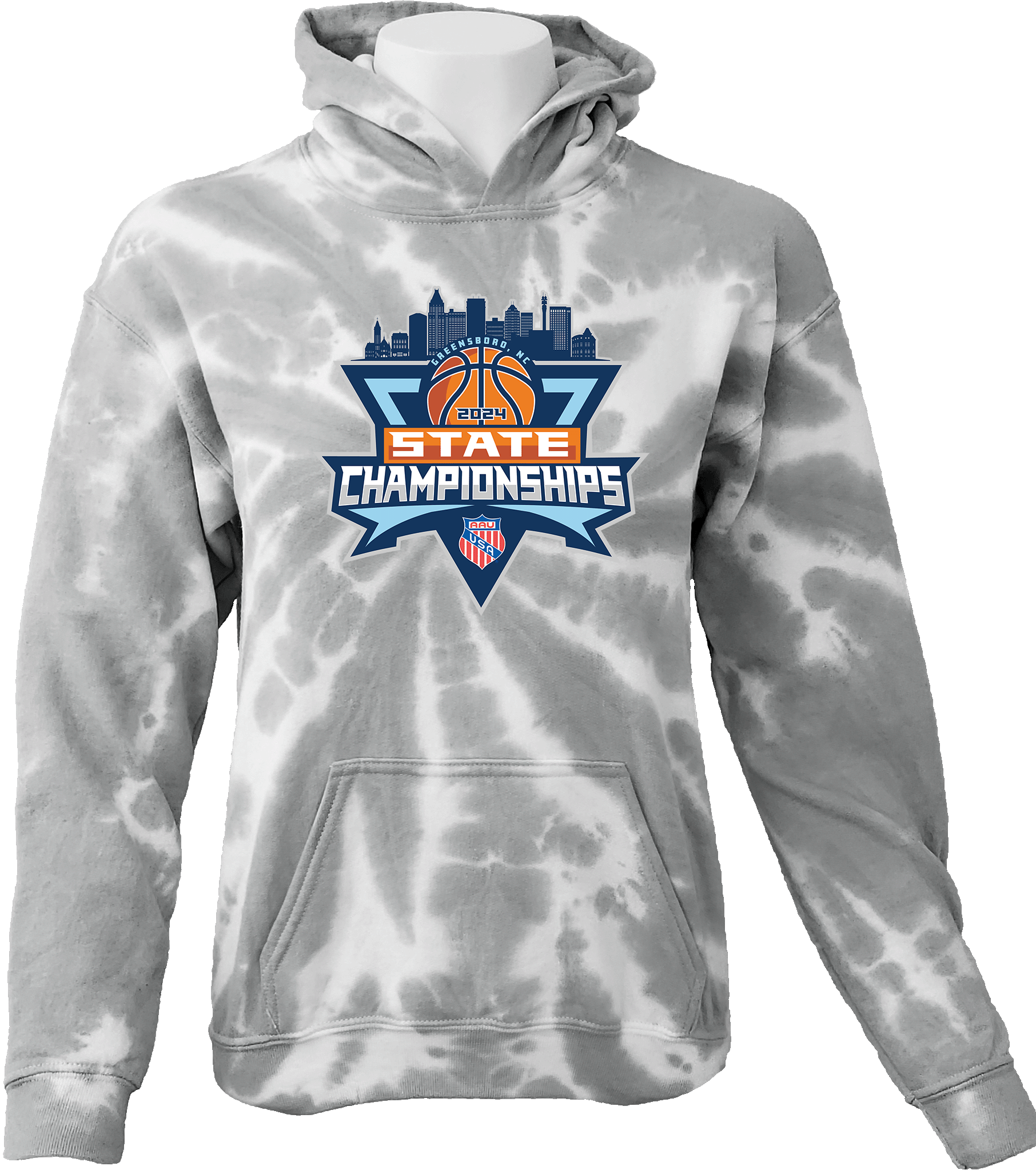 Tie-Dye Hoodies - 2024 AAU State Championships