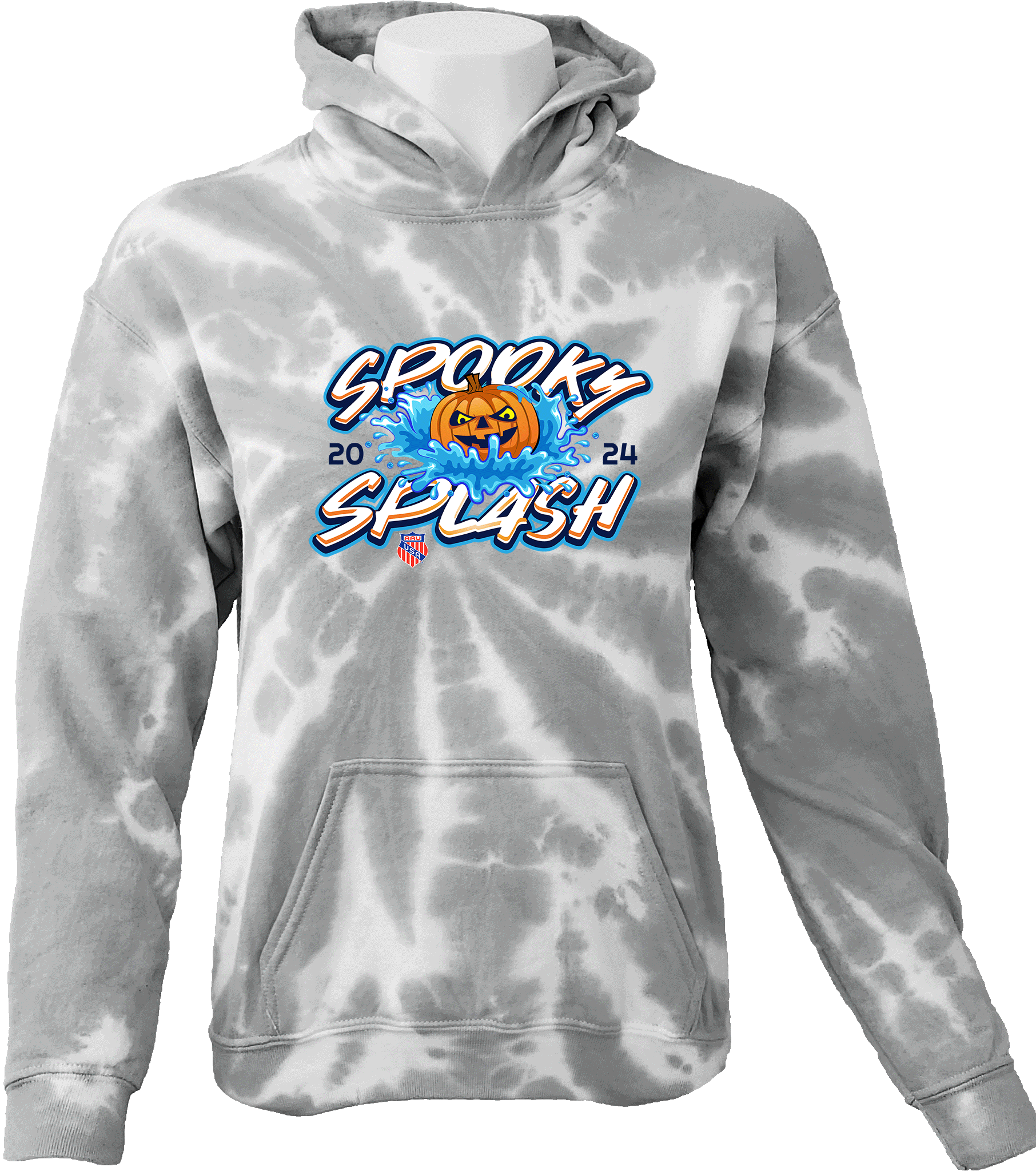 Tie-Dye Hoodies - 2024 AAU Spooky Splash