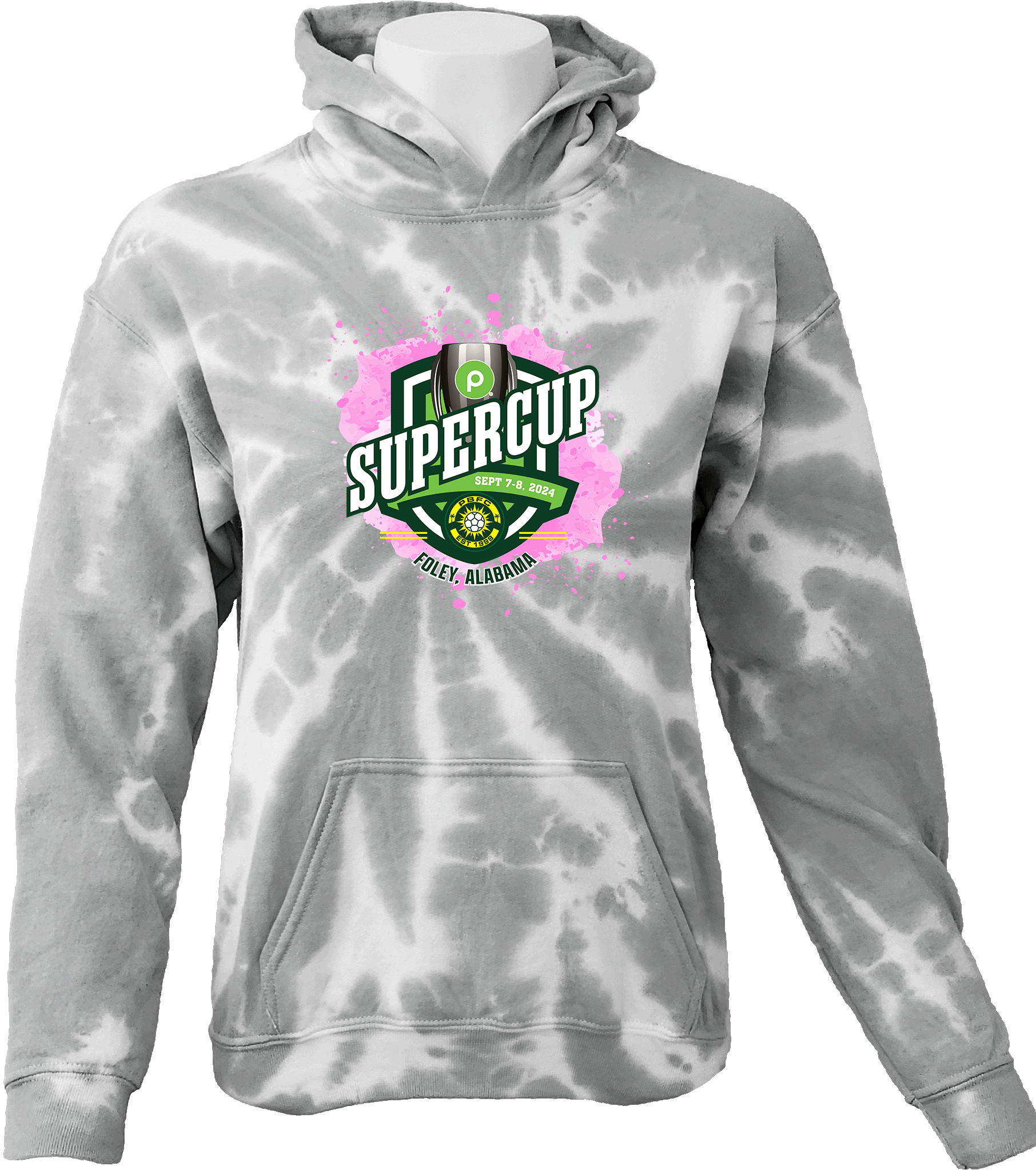 Tie-Dye Hoodies - 2024 Publix SuperCup (Girls)